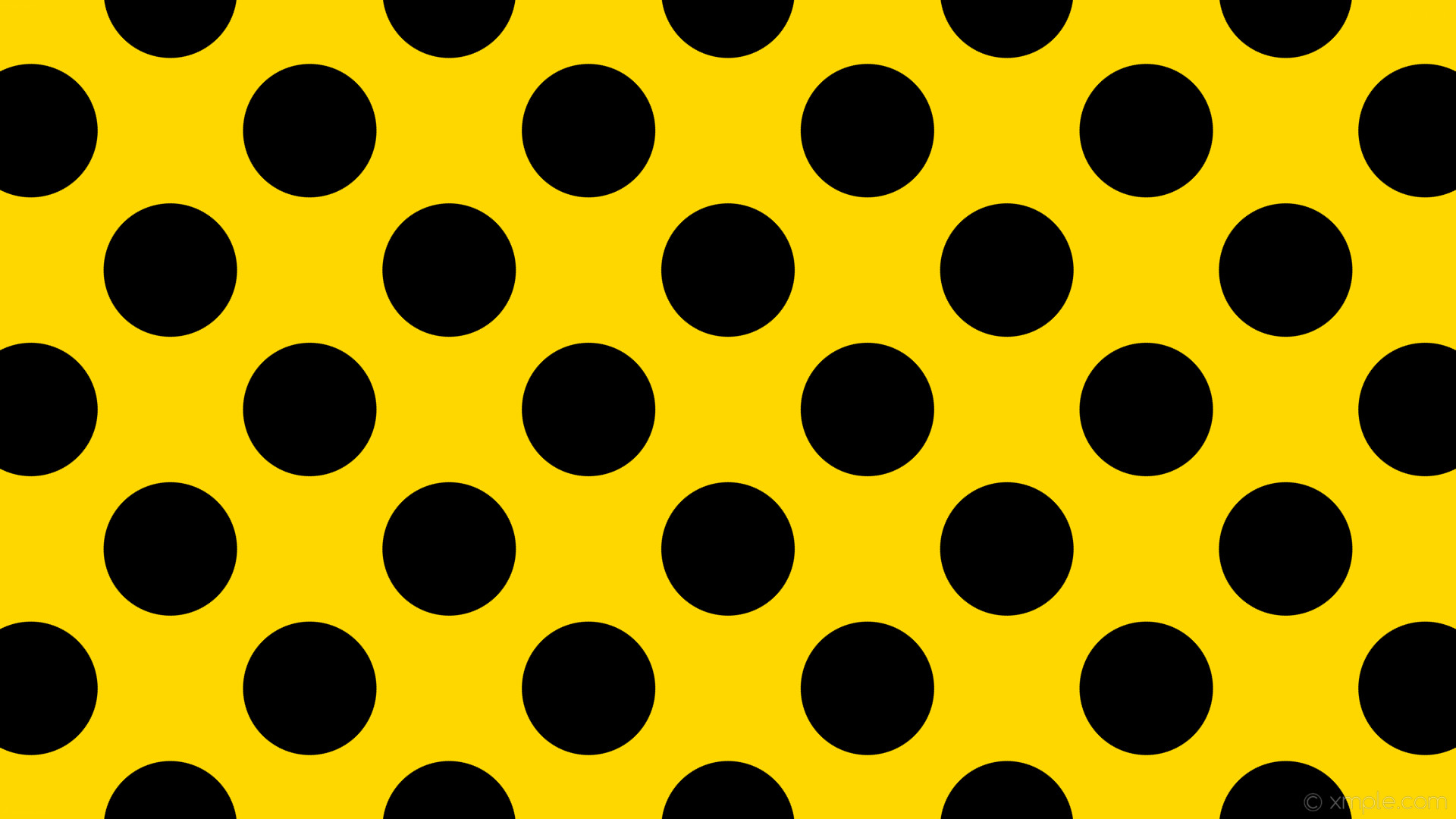 1920x1080 wallpaper spots dots polka black yellow gold #ffd700 #000000 315Â° 176px  260px