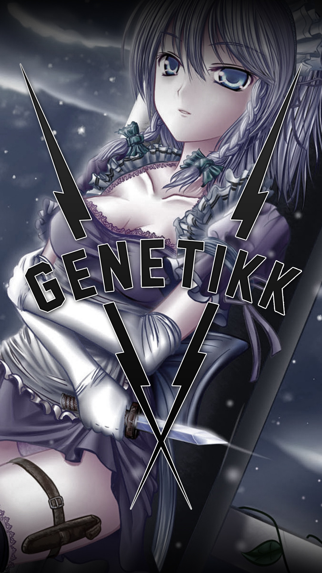 1080x1920 ... Genetikk Wallpaper - Anime Girl [] by Exyh