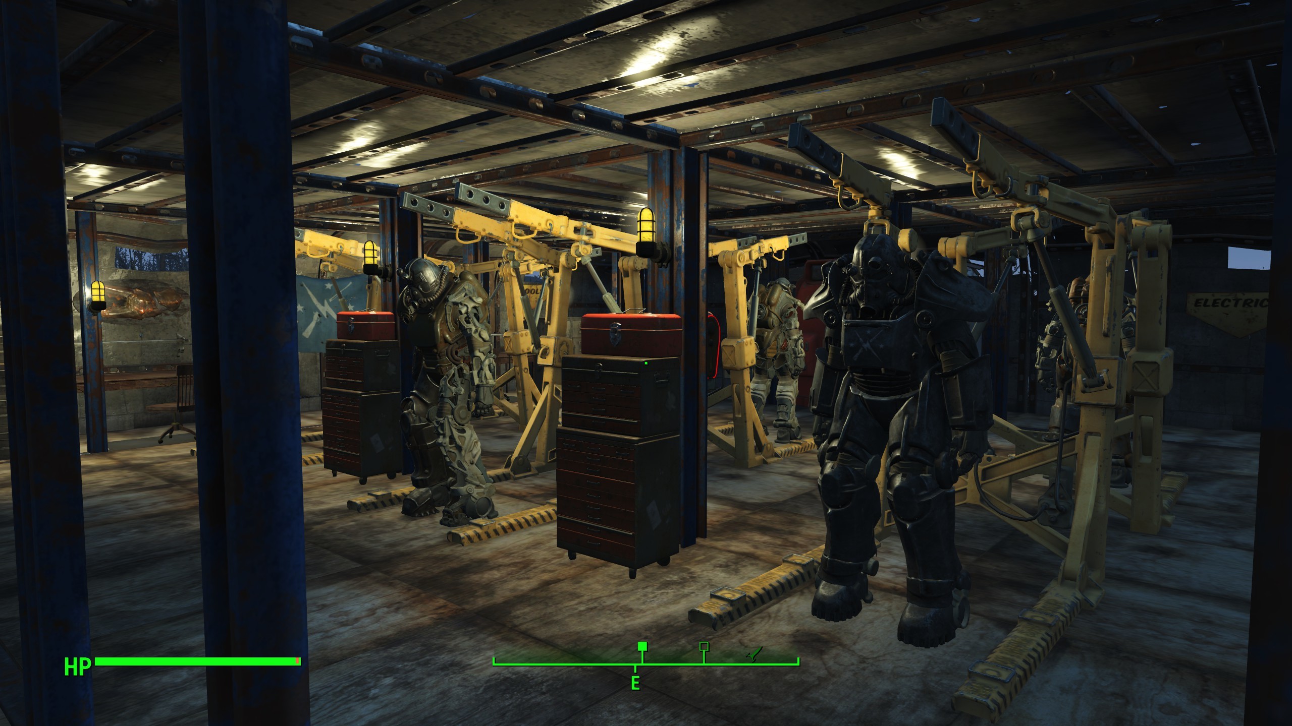 2560x1440 Fallout 4 Power Armor Garage