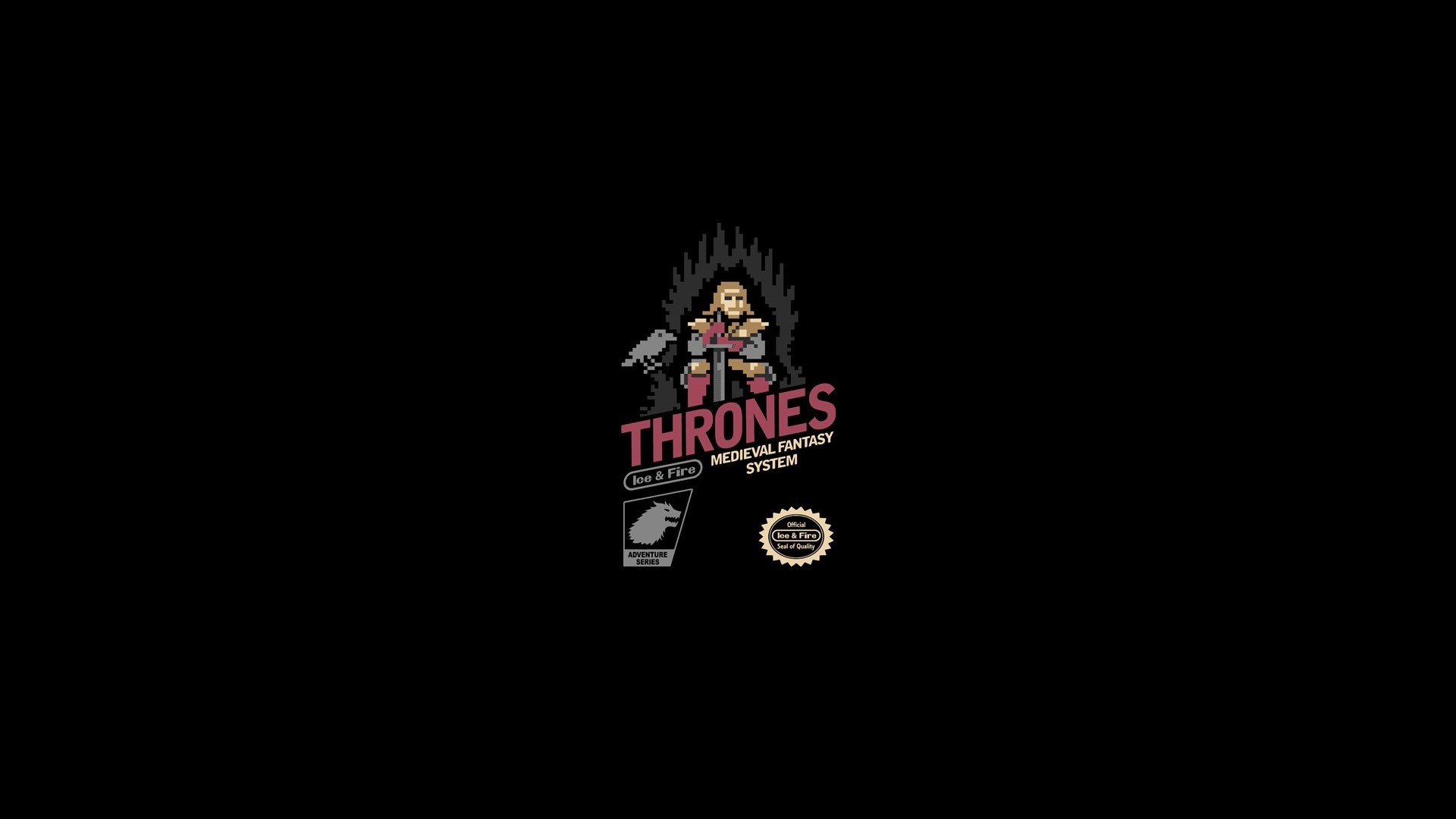 1920x1080 abstract, video, solid, Game of Thrones, 8bit, simplistic, simple .