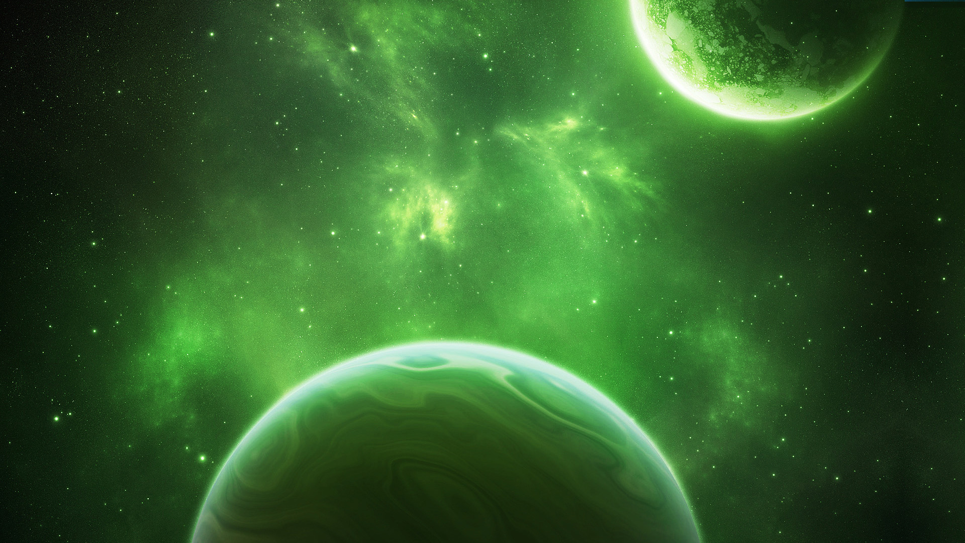 1920x1080 Related Wallpapers from Awesome Space Screensavers. Green Space
