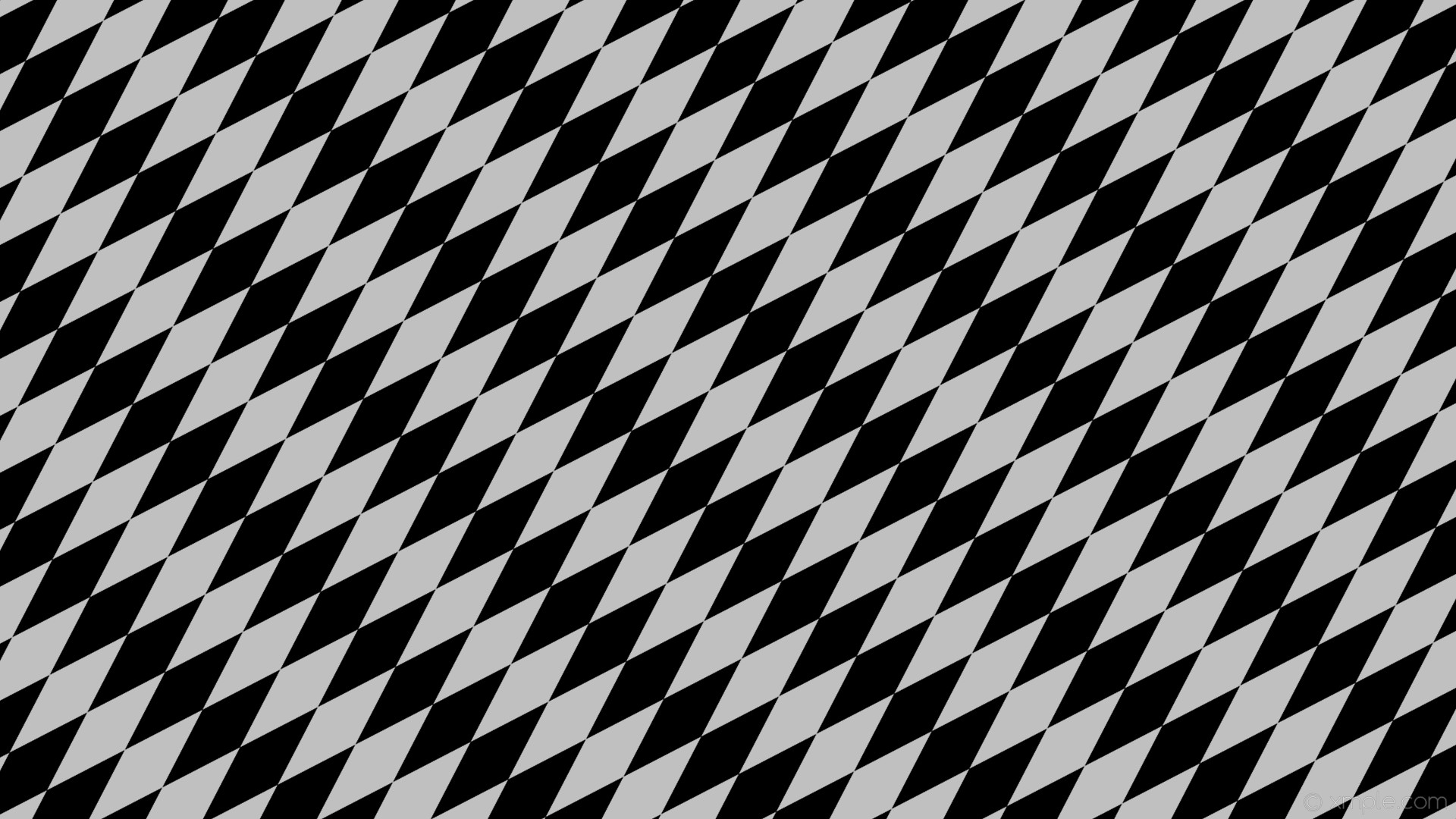 1920x1080 wallpaper lozenge black diamond grey rhombus silver #c0c0c0 #000000 45Â°  220px 70px