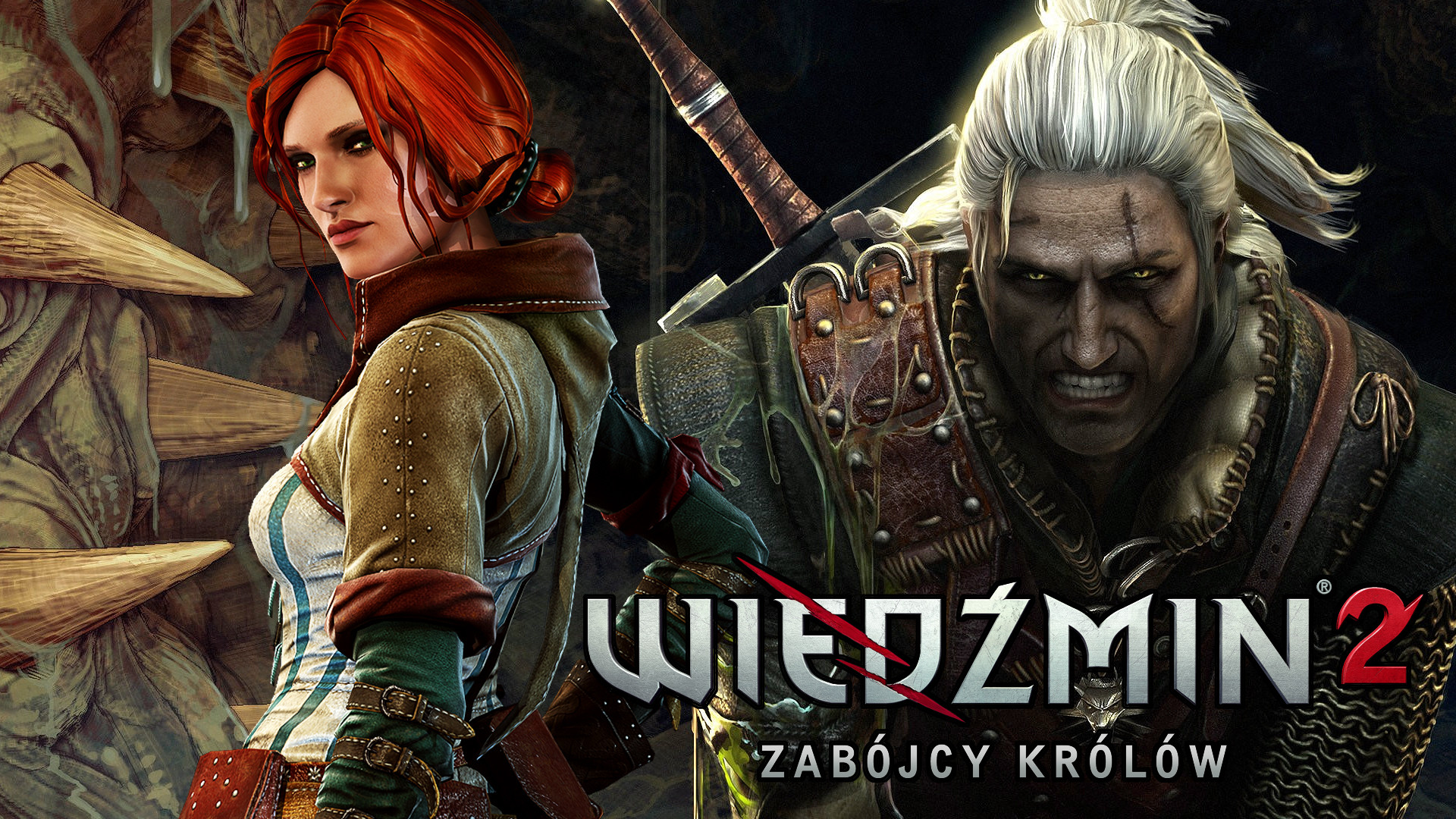 Triss Merigold and Geralt  The Witcher 2 wallpaper  Game wallpapers   19015