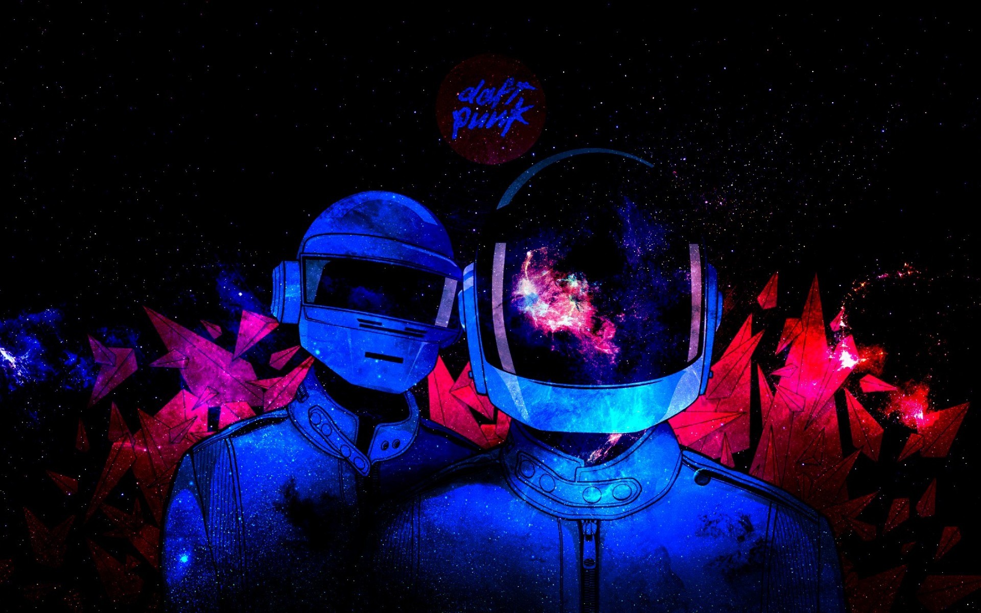 1920x1200 Download  Outer Space Daft Punk Electronic Wallpaper