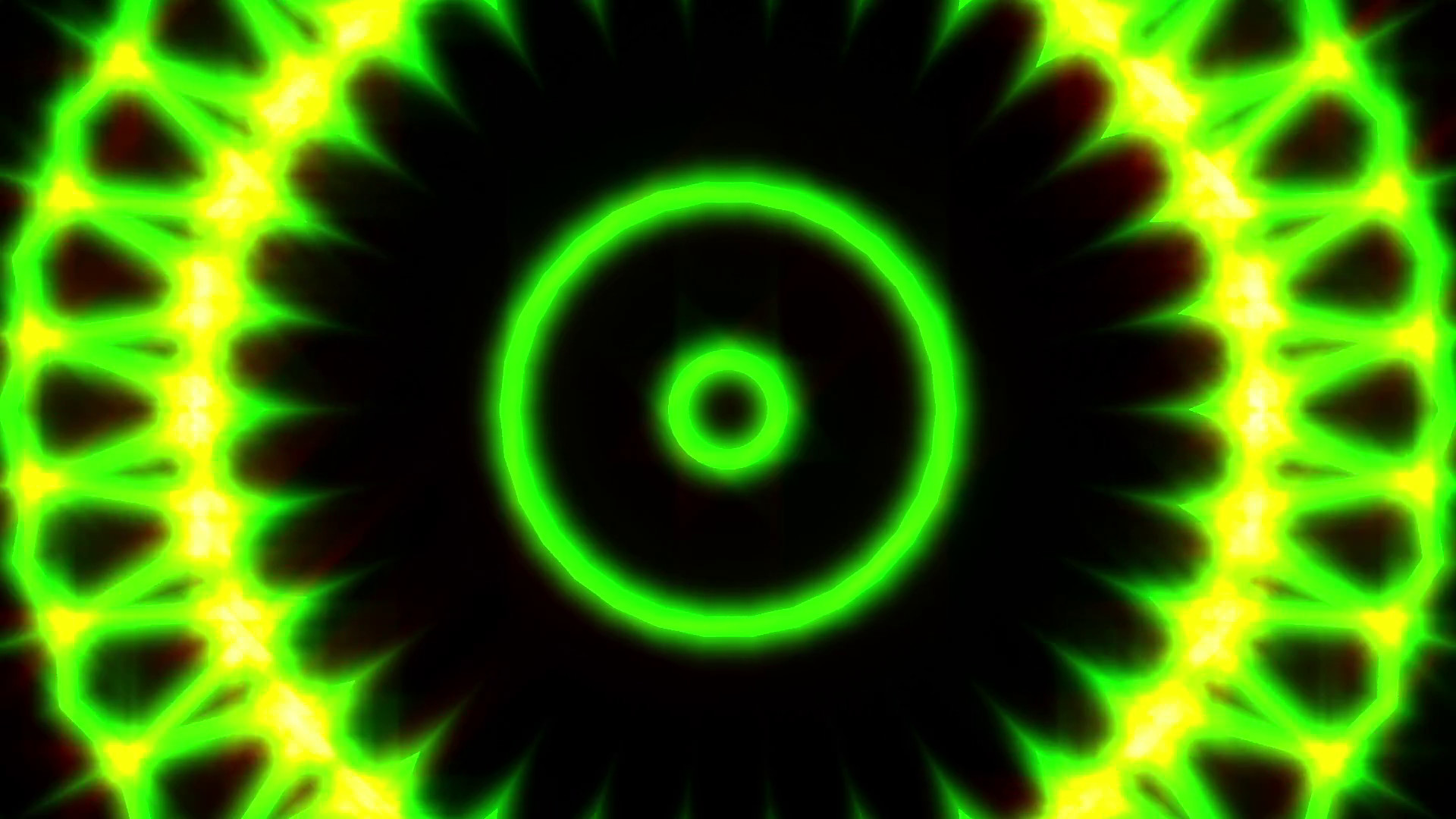 1920x1080 Ornate Green Light Burst Disco Neon VJ Abstract Motion Background Loop  Close 2