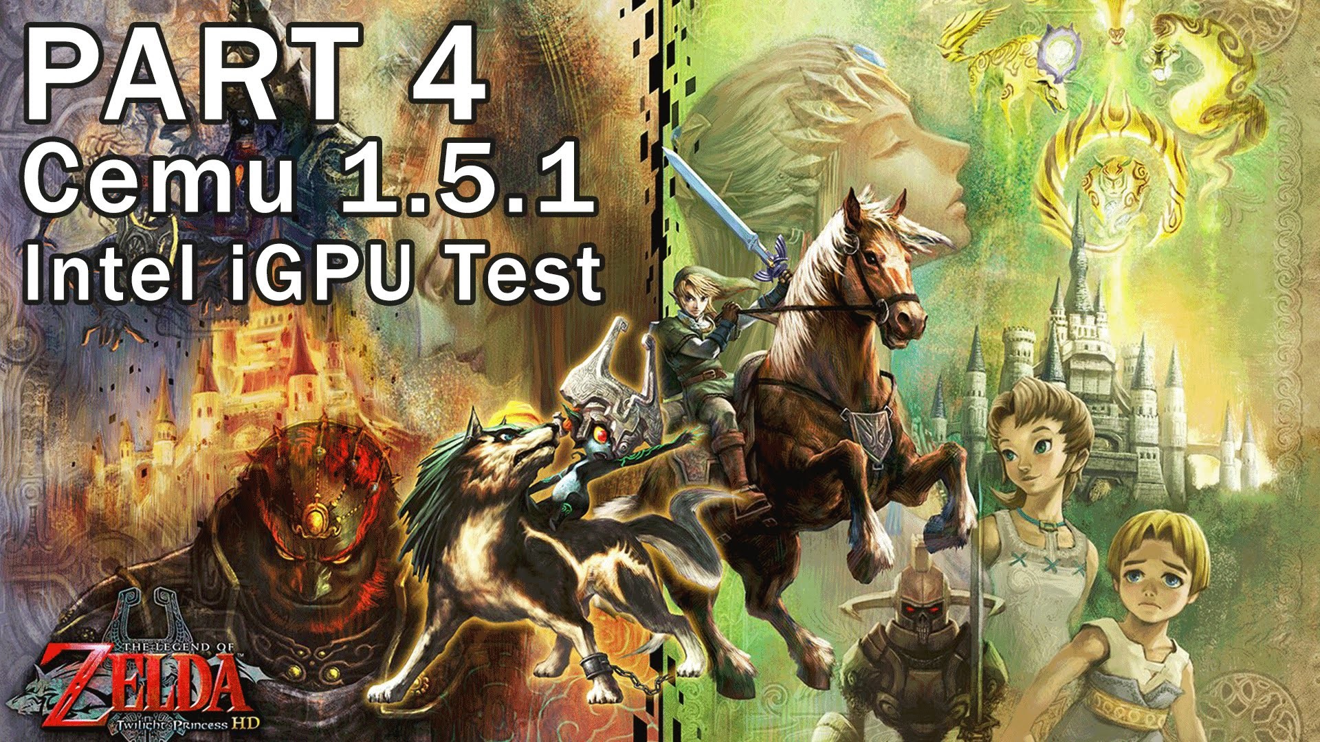 1920x1080 CEMU 1.5.1 Integrated Intel GPU Test - Zelda Twilight Princess HD Game Play  #4 - YouTube