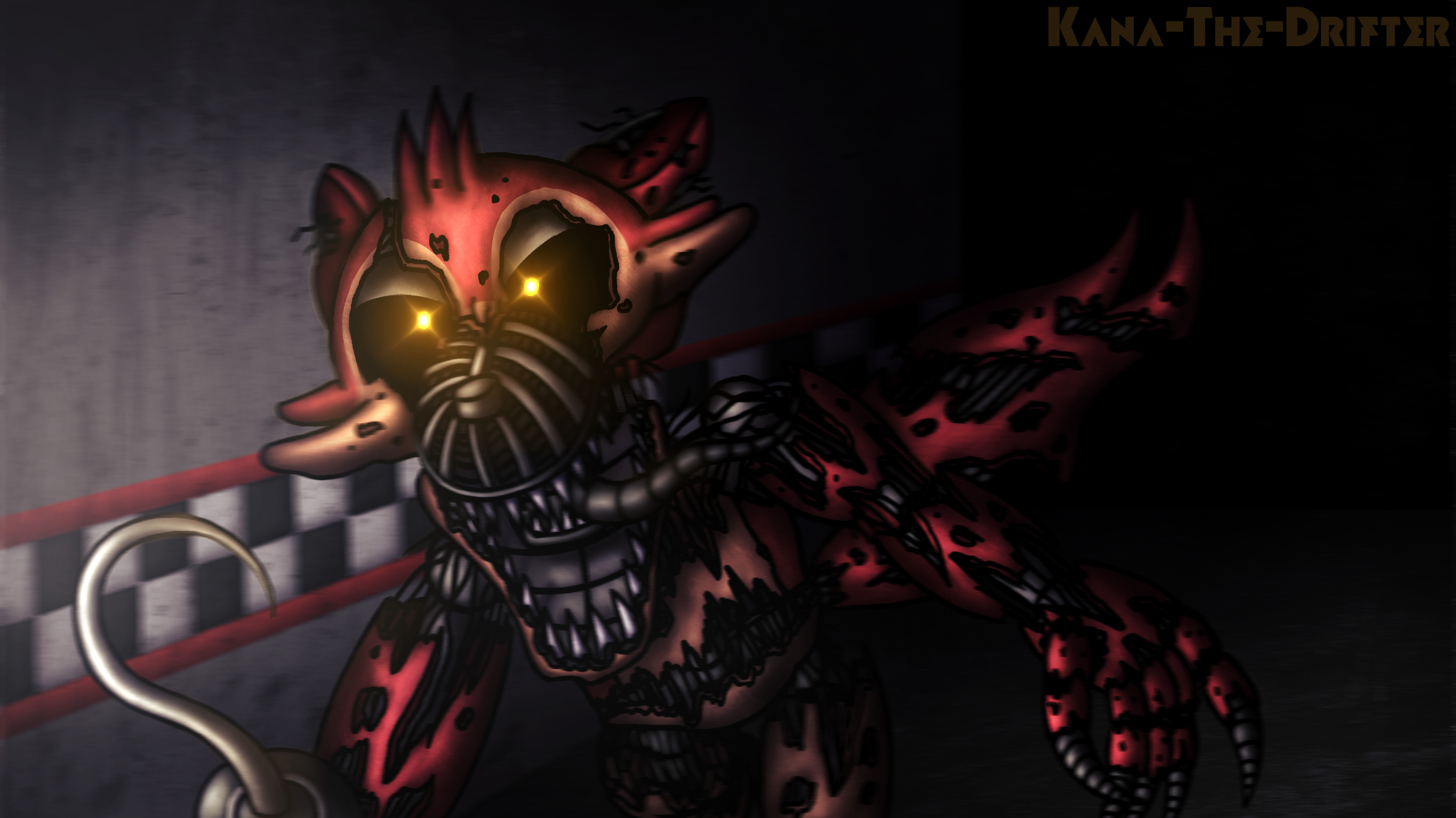 3840x2160 ... Don't Even Try To Escape (4K FnaF Wallpaper) by Kana-The
