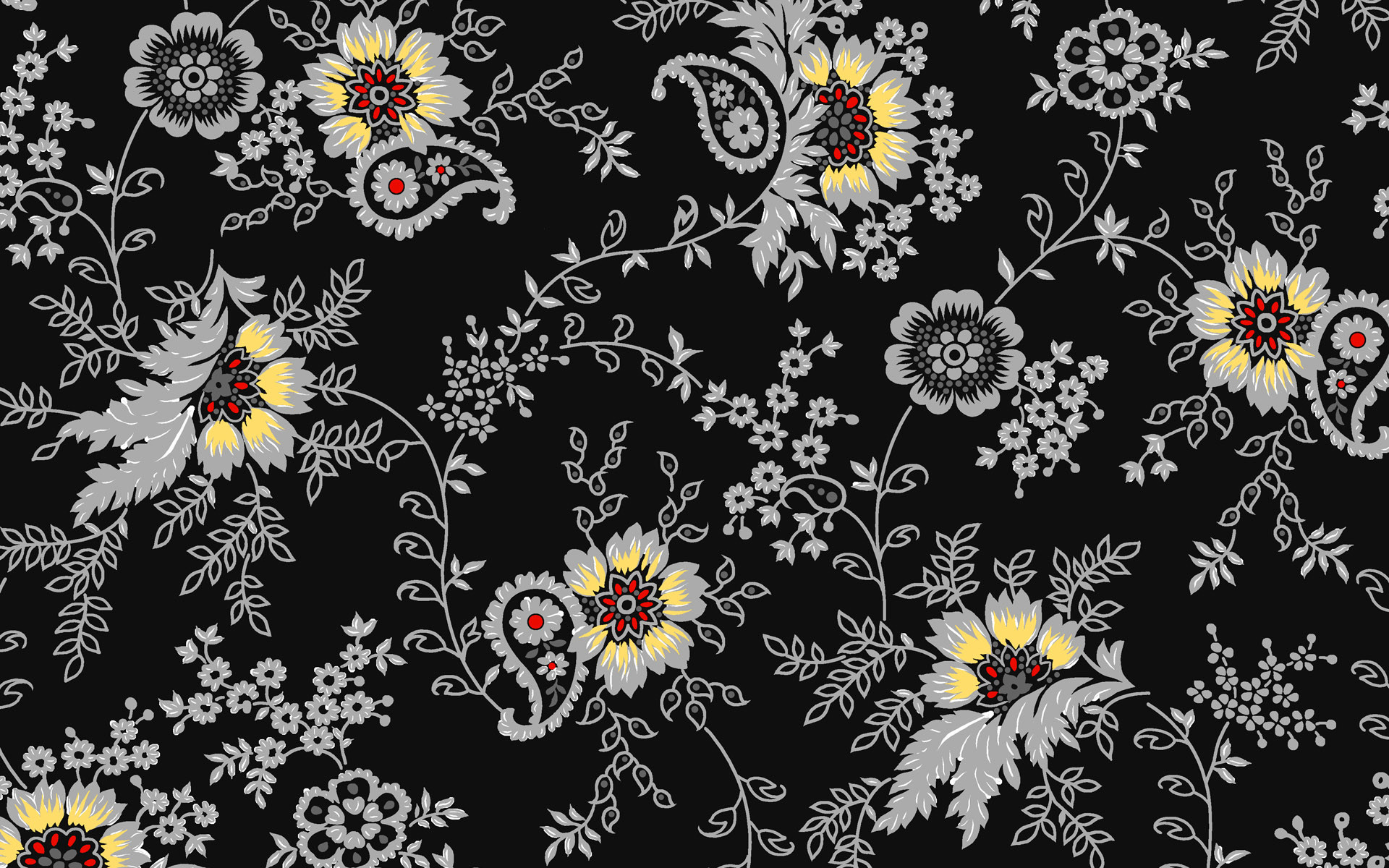 1920x1200 wallpaper.wiki-Dark-Floral-Wallpaper-HD-Free-Download-