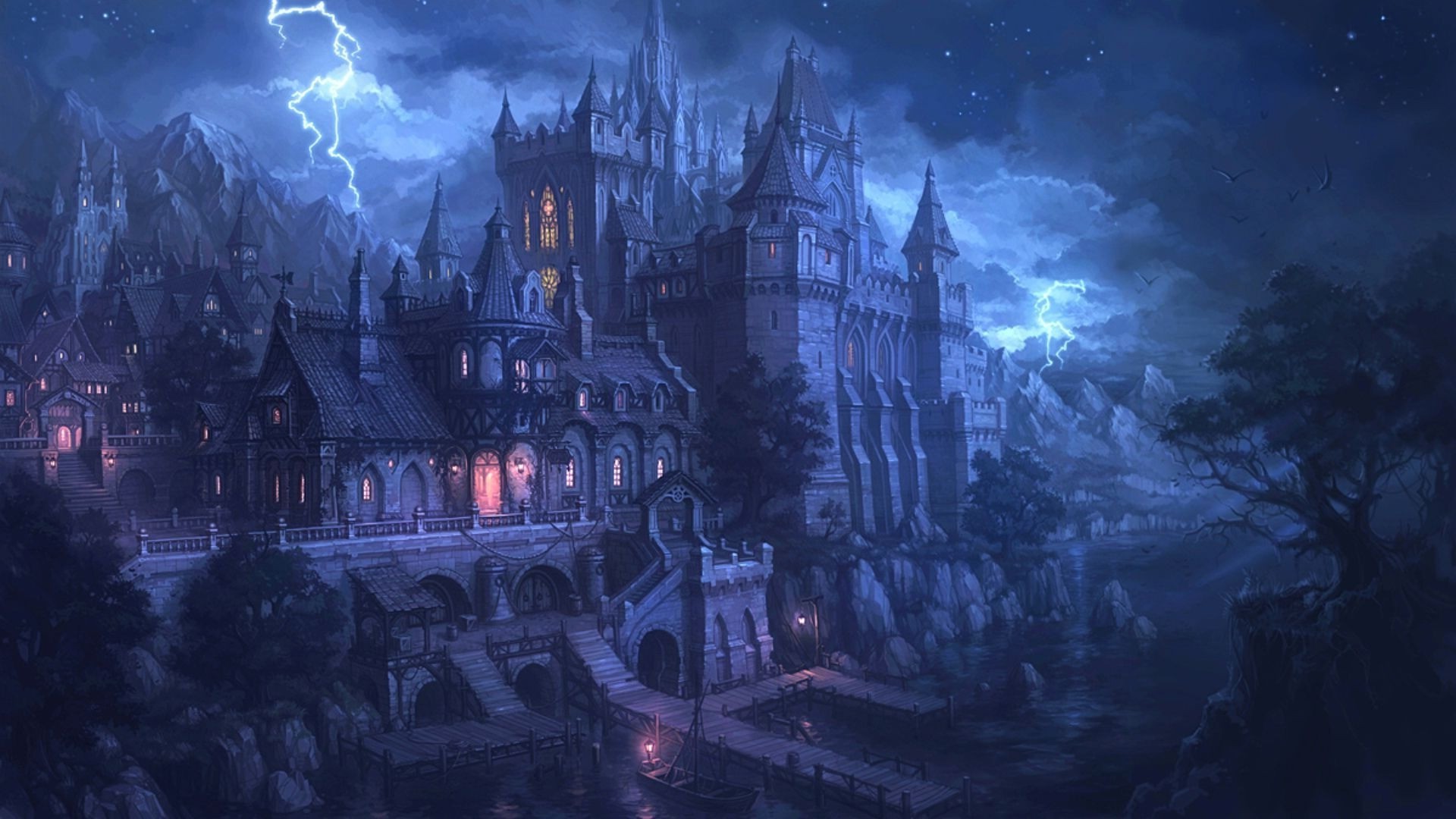1920x1080 artwork, Fantasy Art, Spooky, Gothic Wallpapers HD / Desktop and Mobile  Backgrounds
