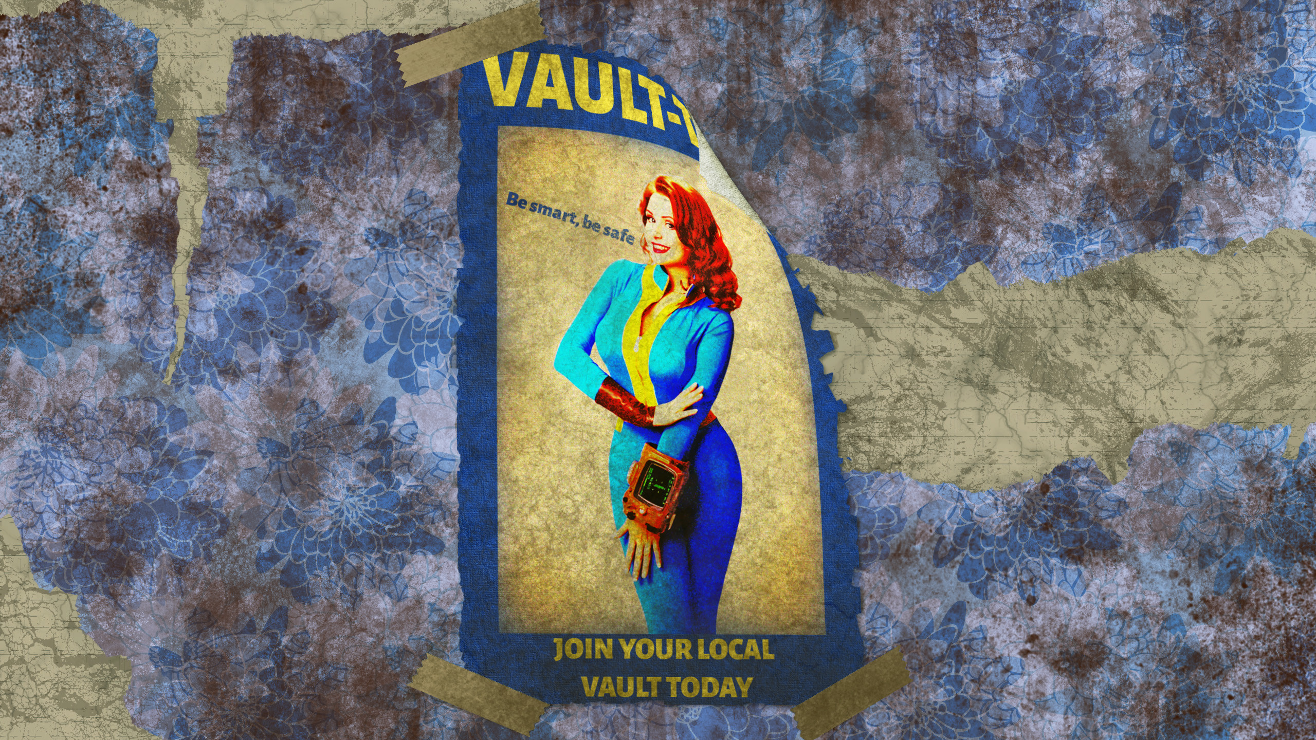 2560x1440 Fallout 4 Vault-Tec poster
