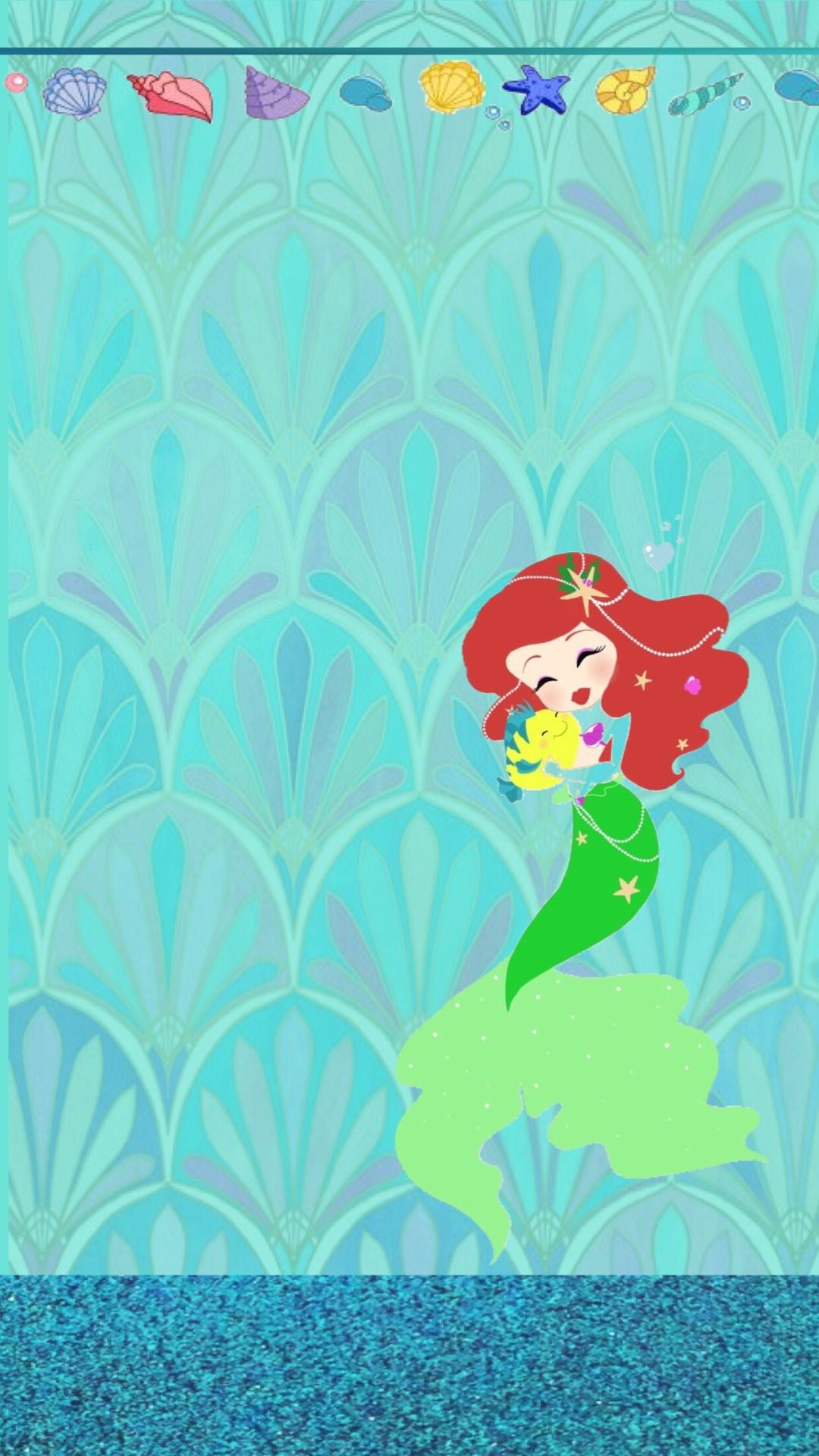 1080x1920 Cute Disney Wallpaper, Little Mermaid Wallpaper, Mermaid Wallpapers, The  Little Mermaid, Hello