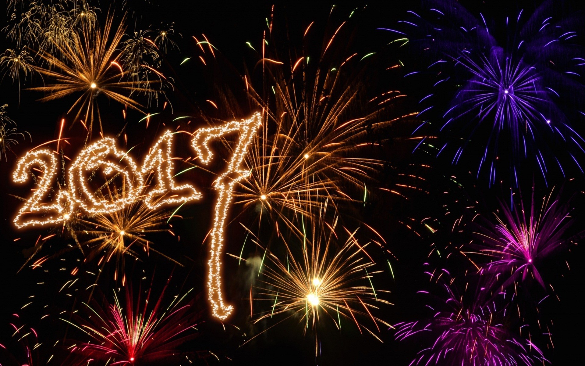 1920x1200 Tags:  Happy New Year Fireworks