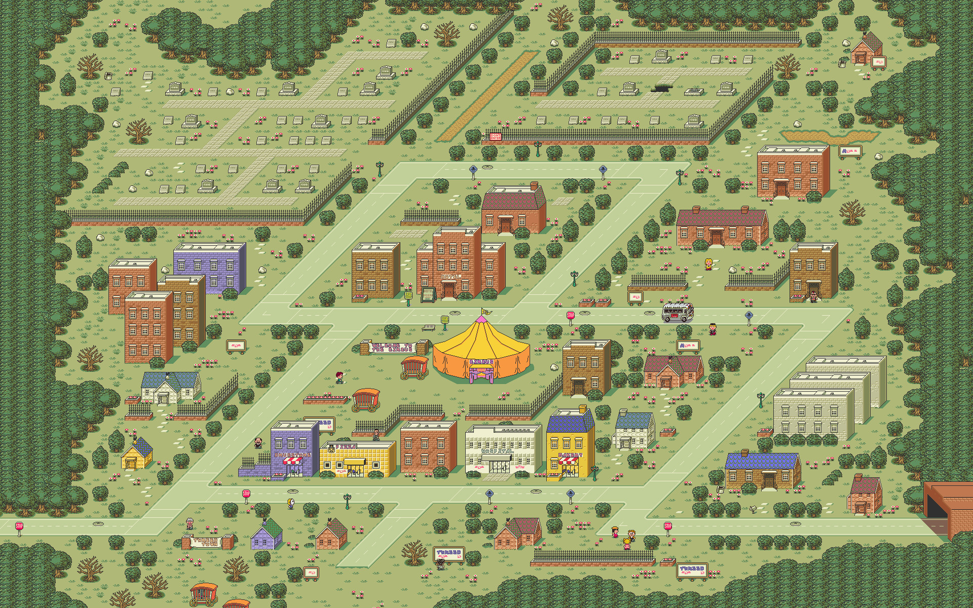 1920x1200 43 Earthbound Wallpapers | Earthbound Backgrounds