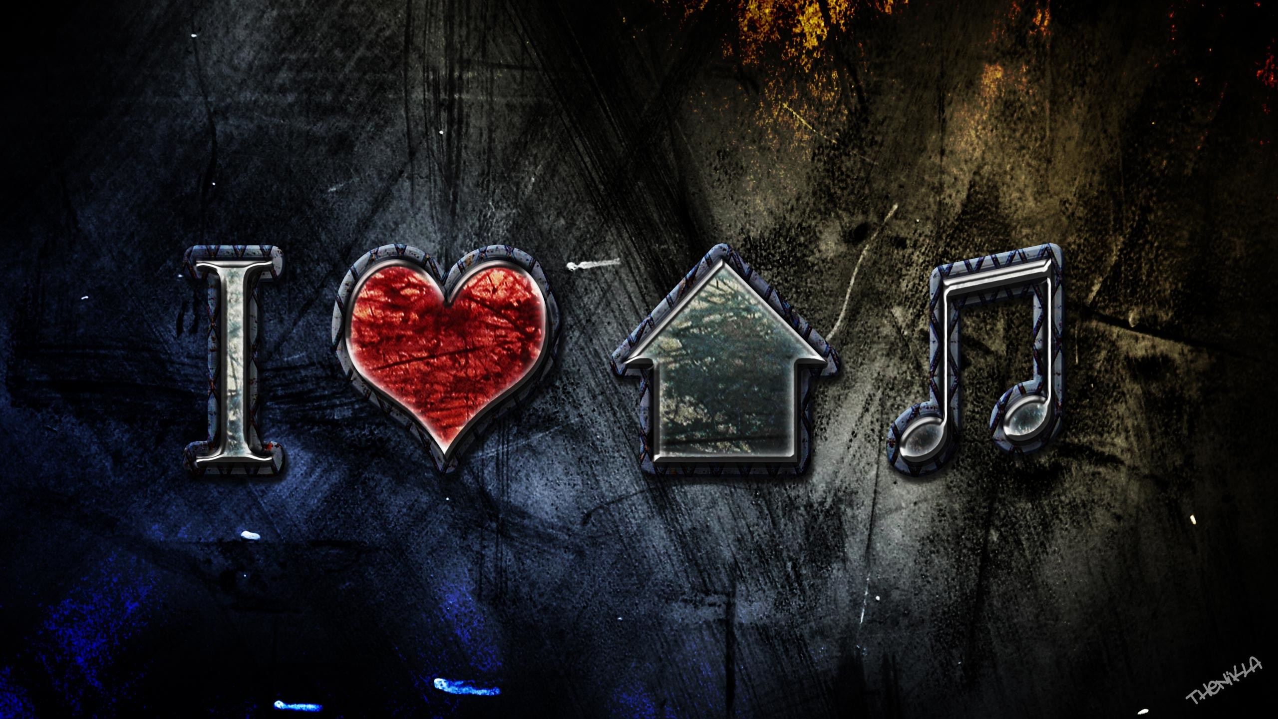 2560x1440 Love House Music Wallpaper - MixHD wallpapers
