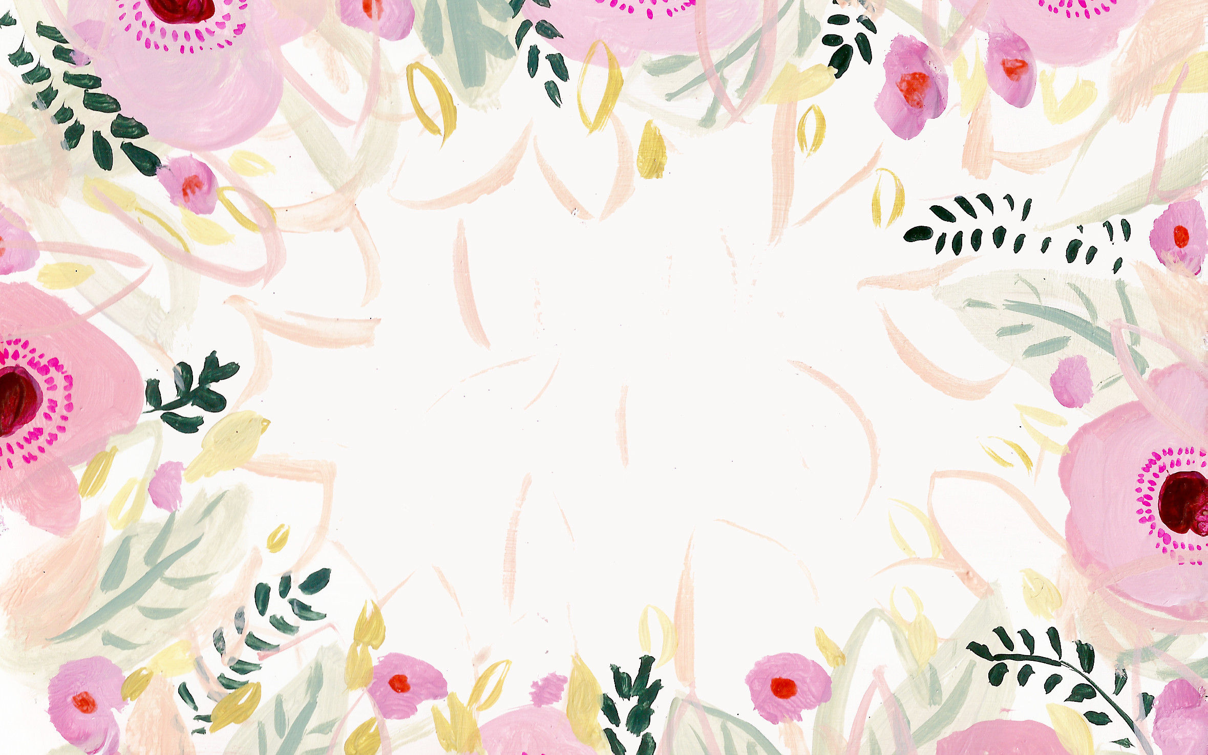 2359x1475 Pink Flower Desktop Background by KT smail