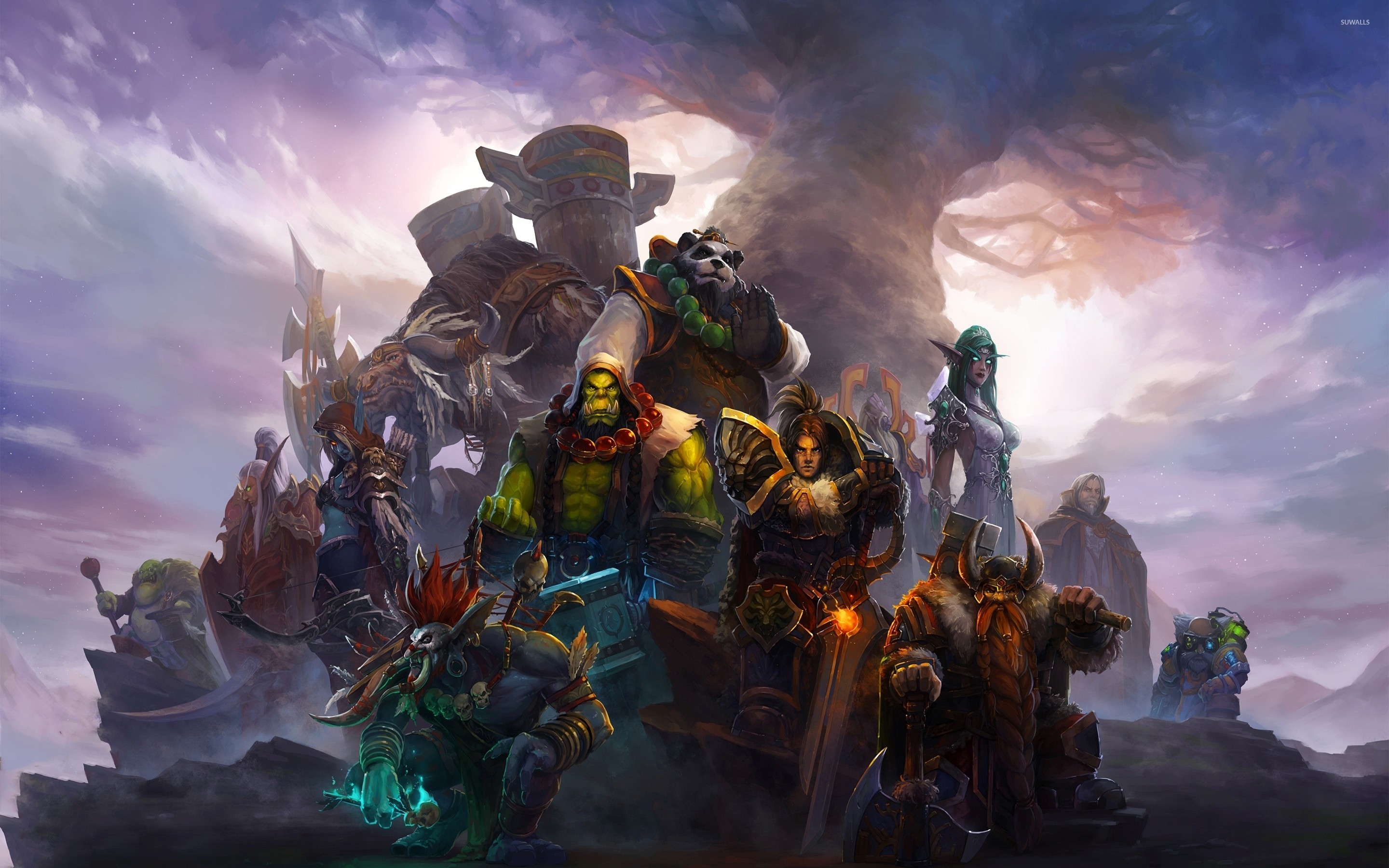 2880x1800 World of Warcraft warriors wallpaper  jpg