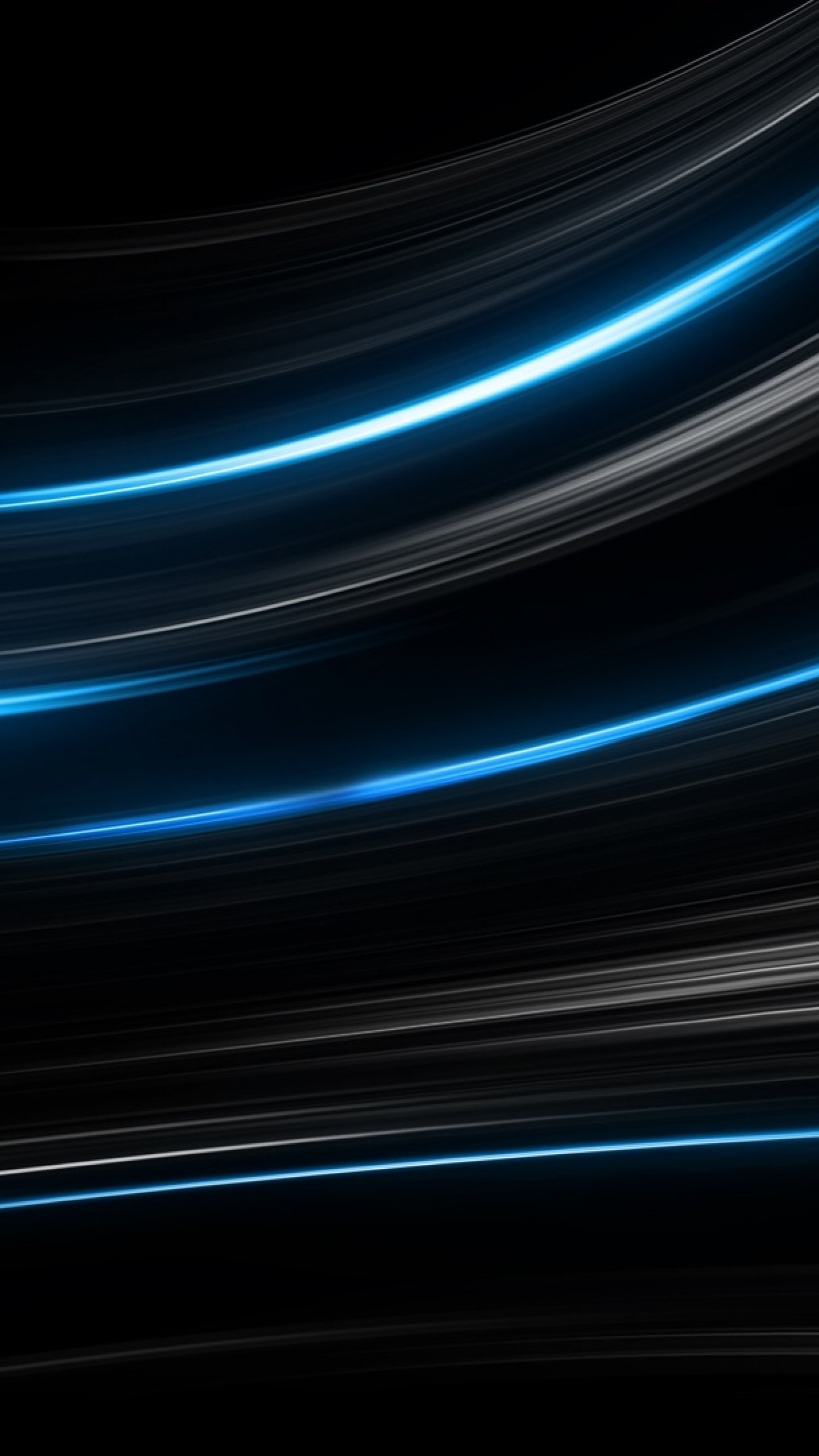 1440x2560 Preview wallpaper black, blue, abstract, stripes 