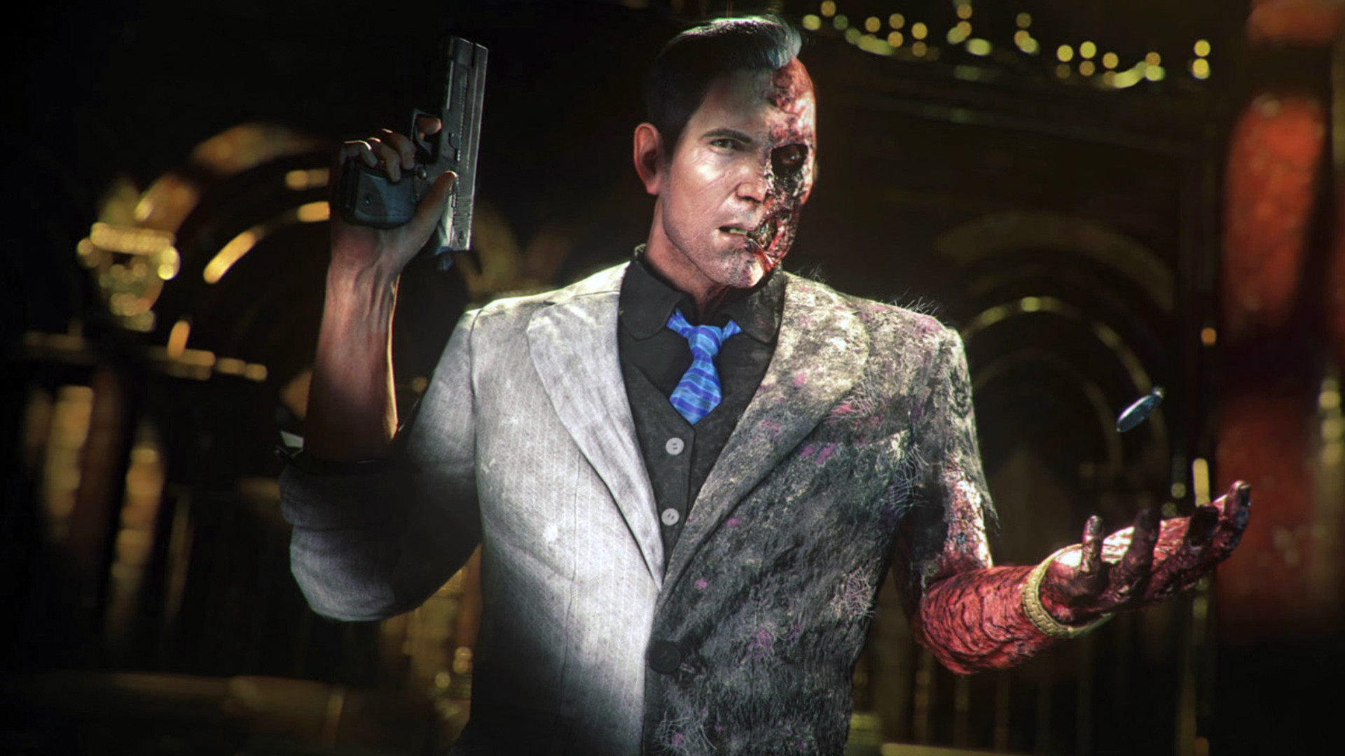 1920x1080 2 / two face in arkham knight villain