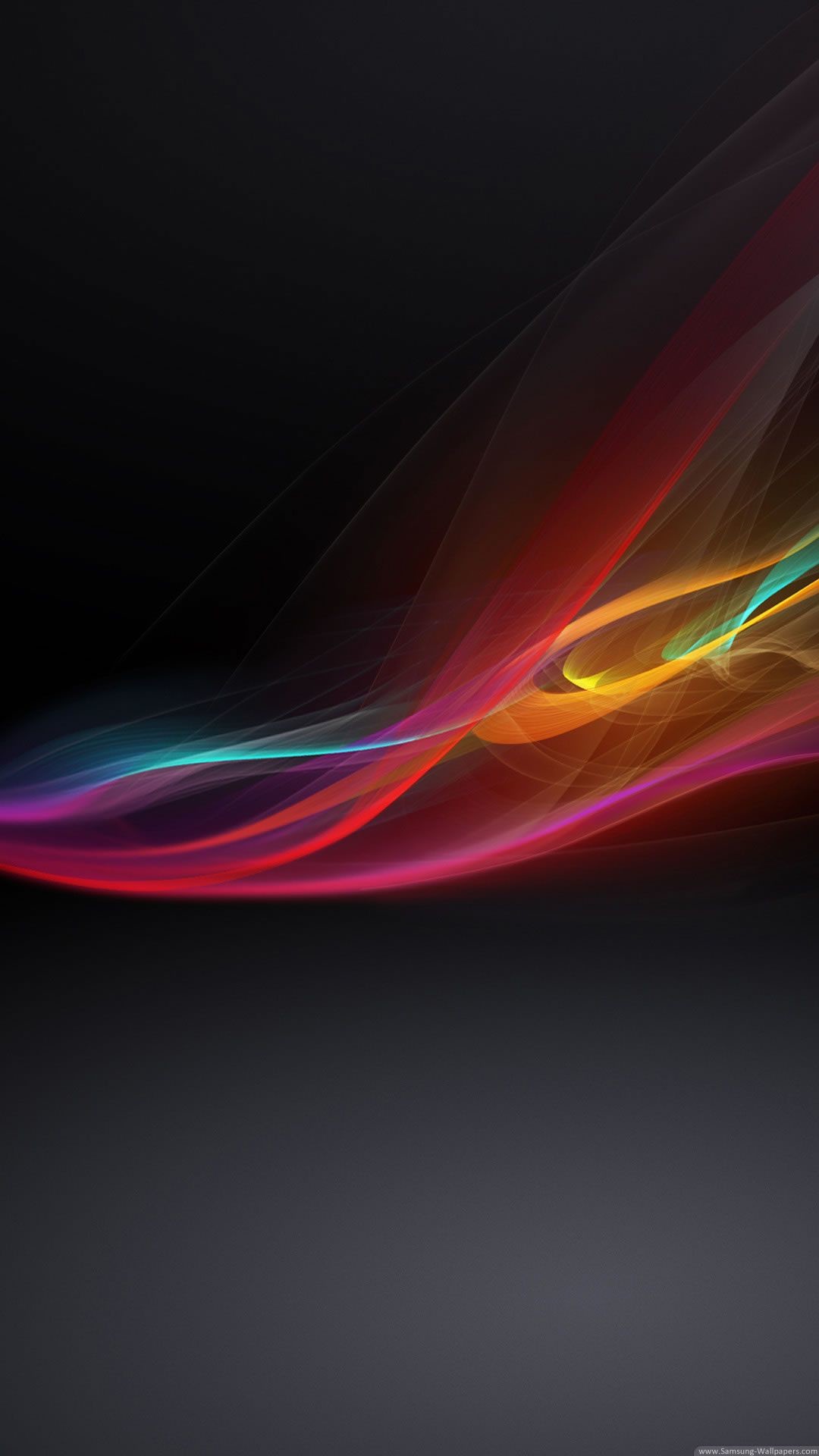 1080x1920 Colorful Soft Light Waves iPhone 6 Plus HD Wallpaper