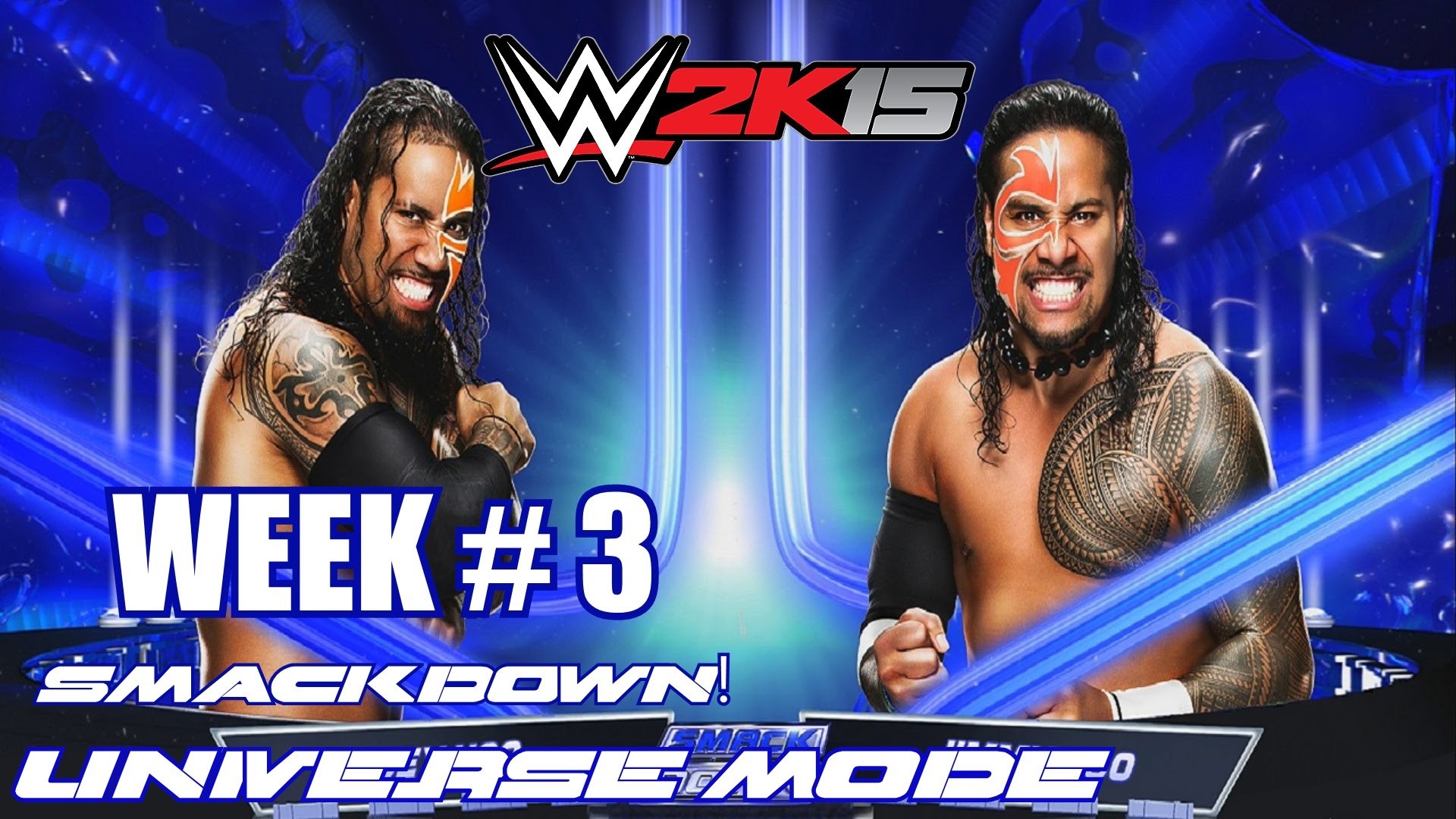 1920x1080 WWE 2K15 Universe Mode - Week 3 SmackDown! - Jey Uso vs Jimmy Uso (PS4) -  YouTube