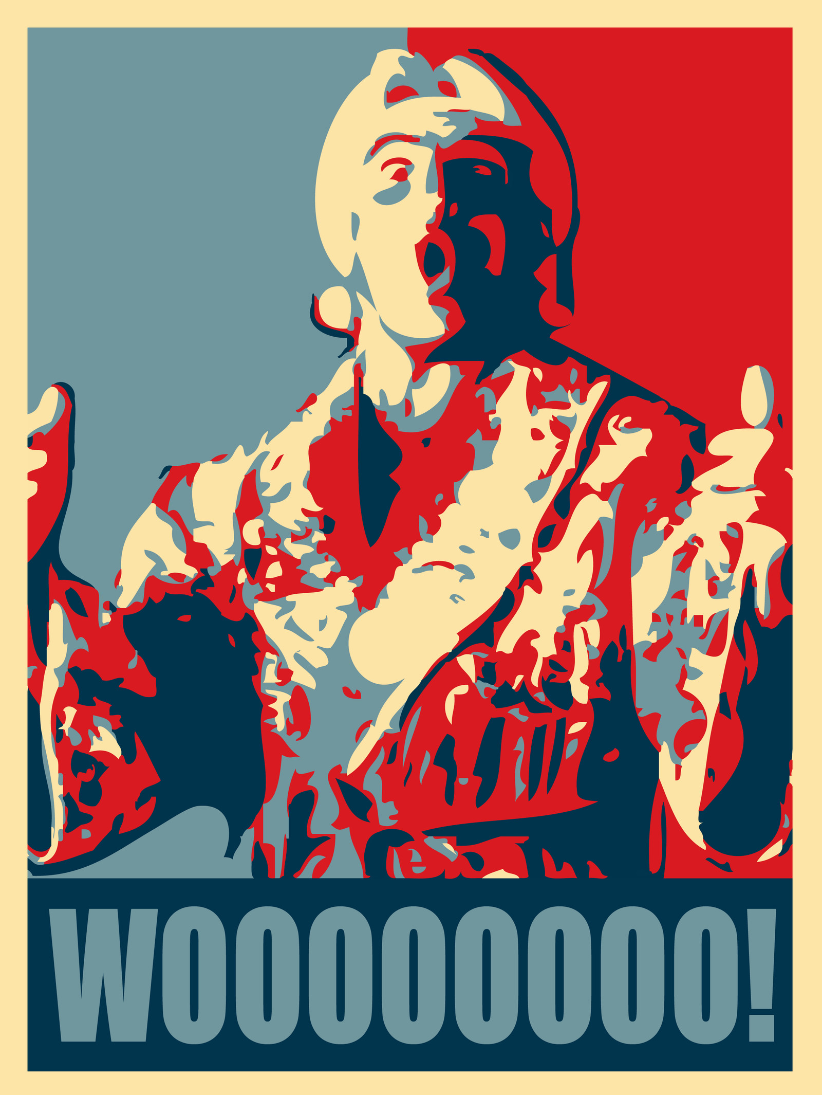 1600x2130 Why not have the Nature Boy in the WHITE HOUSE, BABY?!WOOOOOOOOOOOOOO! Made  on the Obamiconme.com website, enhanced in Illustrator, and fixed in  Photoshop ...