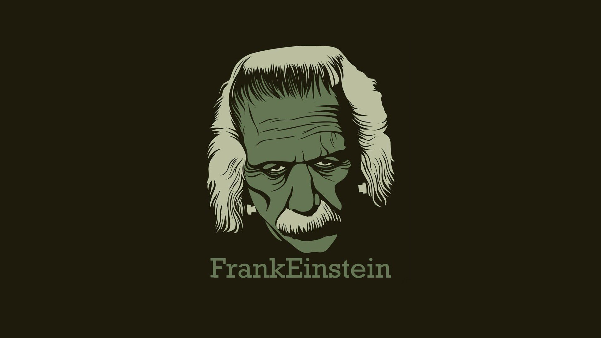 1920x1080 Albert Einstein Frankenstein Minimalistic Text