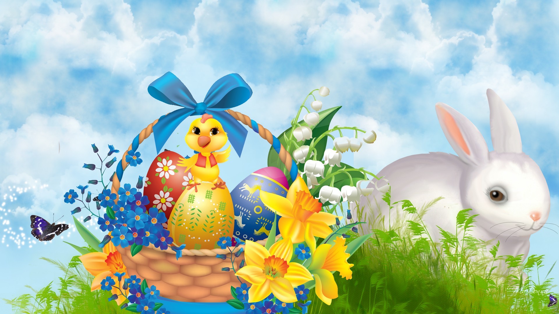 1920x1080 Easter Bunny Ideas With Images
