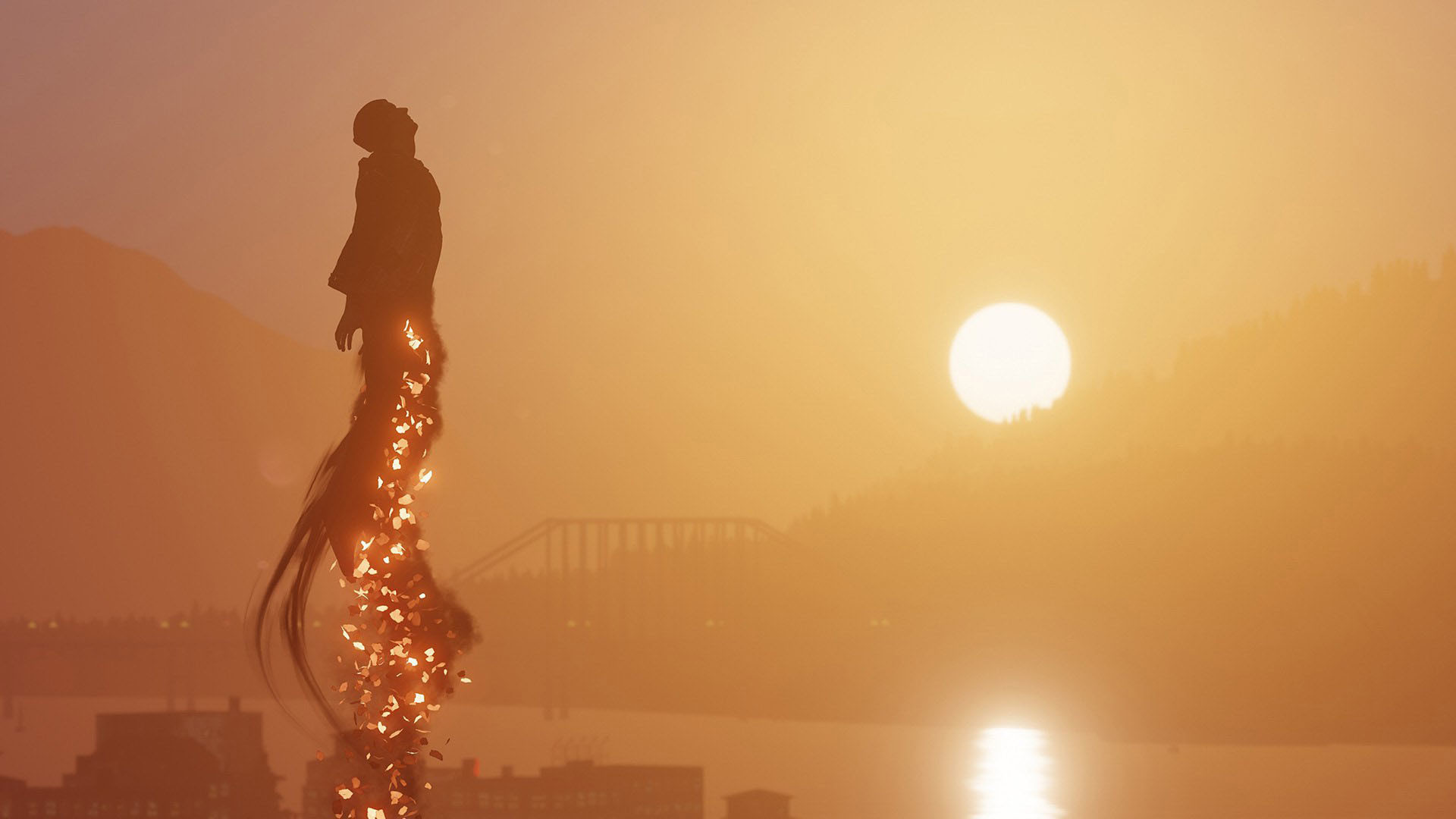 1920x1080 Delsin's superpower at Sunset, inFAMOUS Second Son  wallpaper