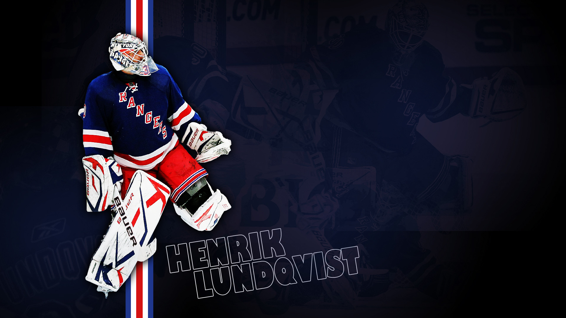1920x1080 Goalkeeper of New york rangers Henrik Lundqvist wallpapers and images -  wallpapers, pictures, photos