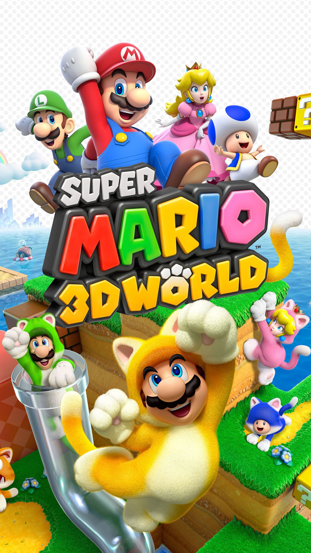 1080x1920 Mario Â· hd super mario 3d world mobile wallpapers ...