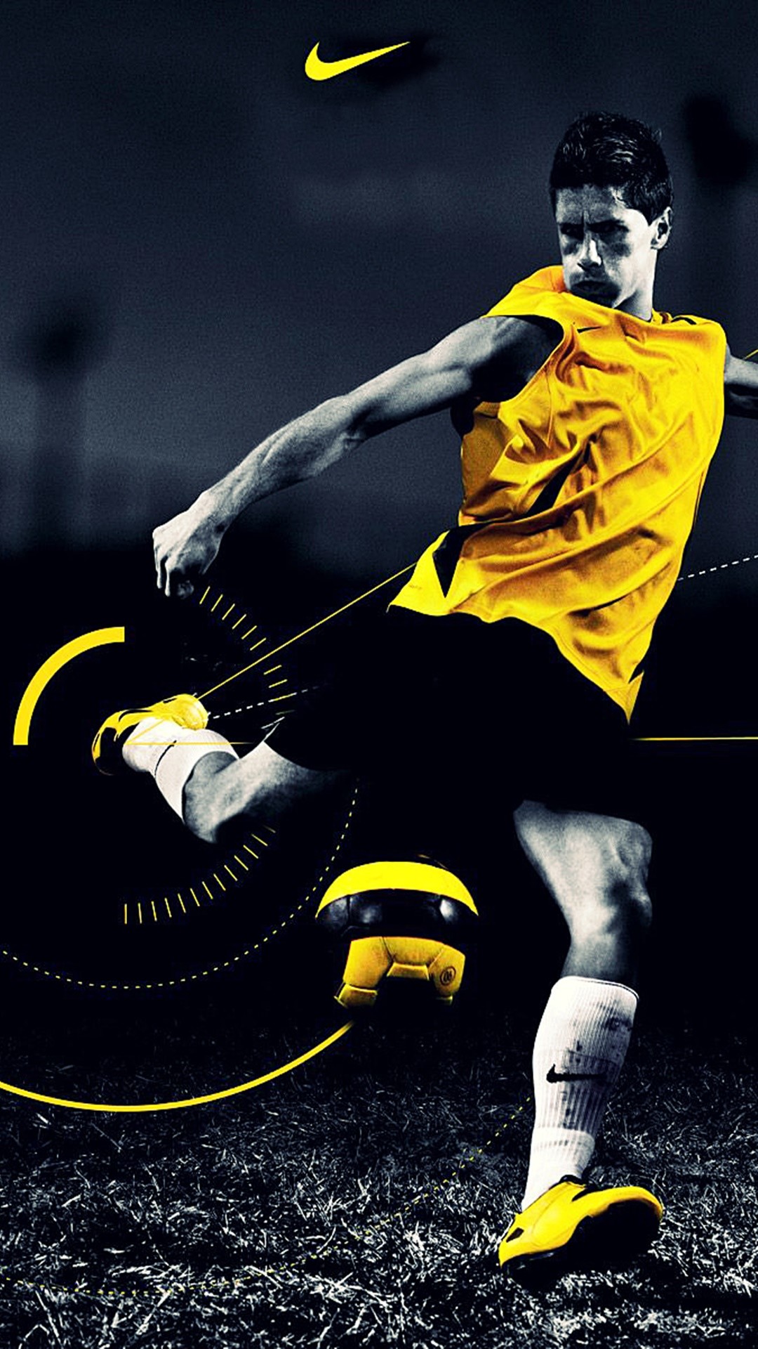 1080x1920 ââTAP AND GET THE FREE APP! Sport Football Player Fernando Torres Black  Yellow Â· App WallpaperWallpaper BackgroundsDope ...