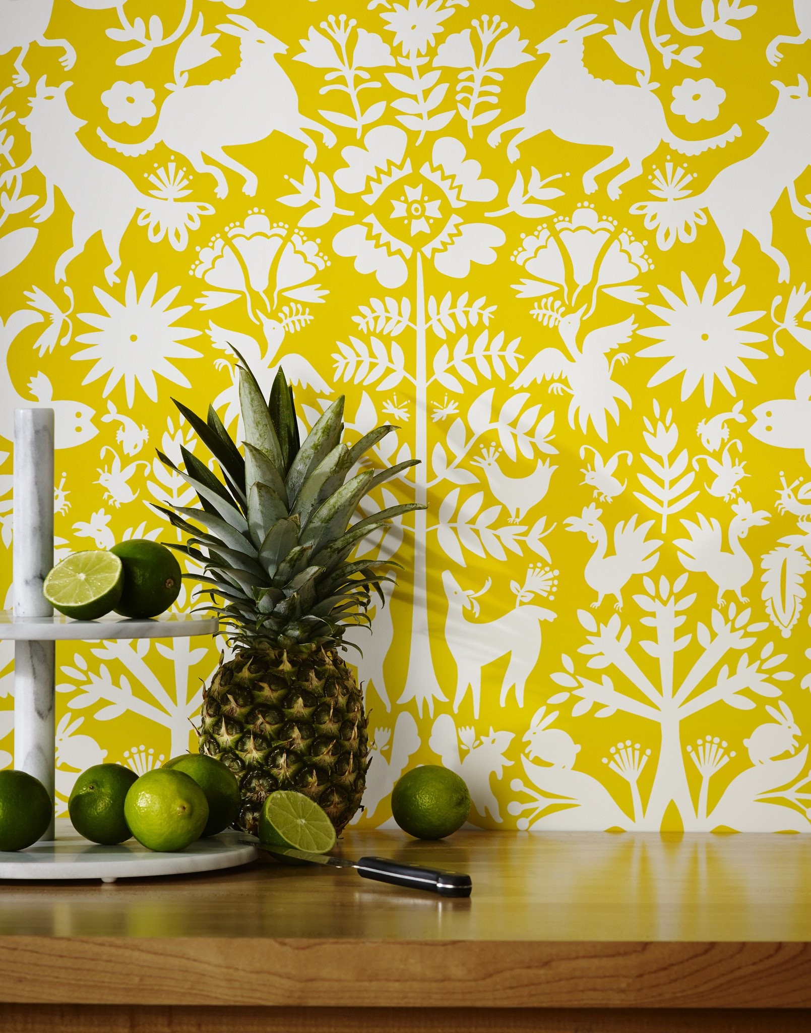 1609x2048 Traditional Mexican Otomi Marigold Wallpaper - Wallpapers - Floral Wallpaper