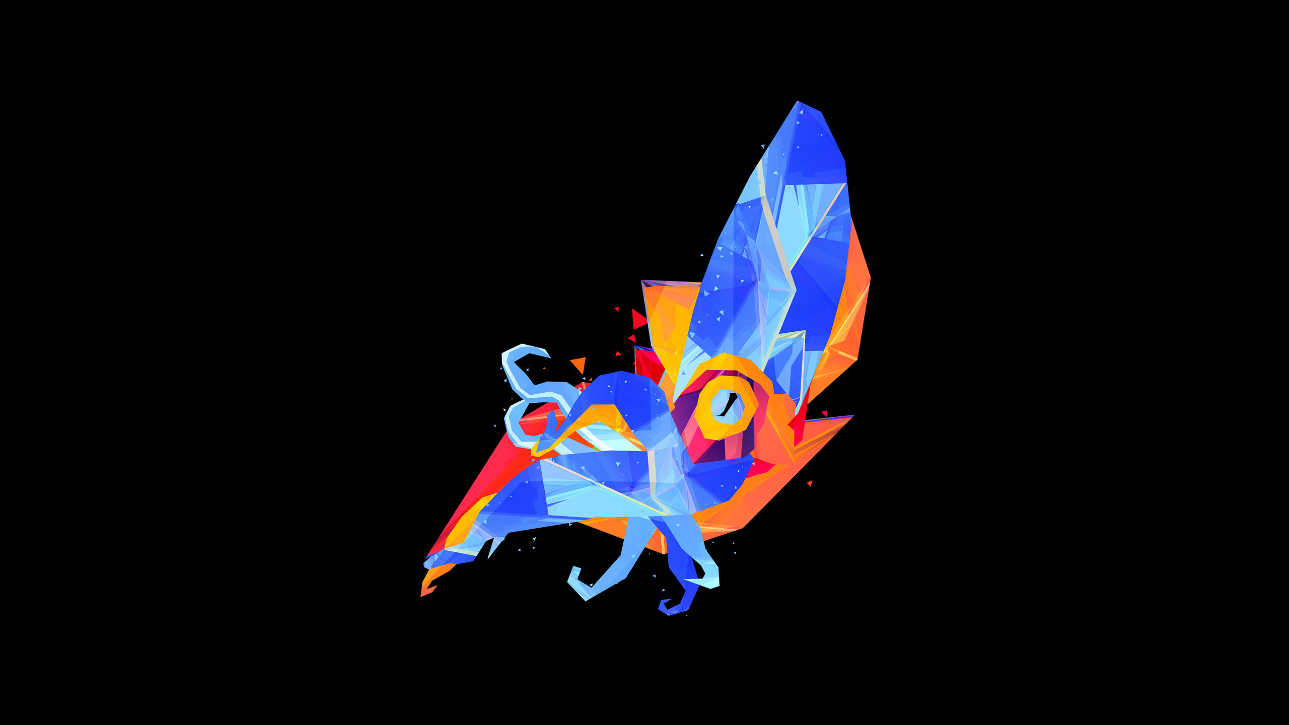 2560x1440 Colourful Geometric Animal Illustrations | DigitalArt.io Awesome animals  wallpapers | Animal wallpaper, Wallpaper and .