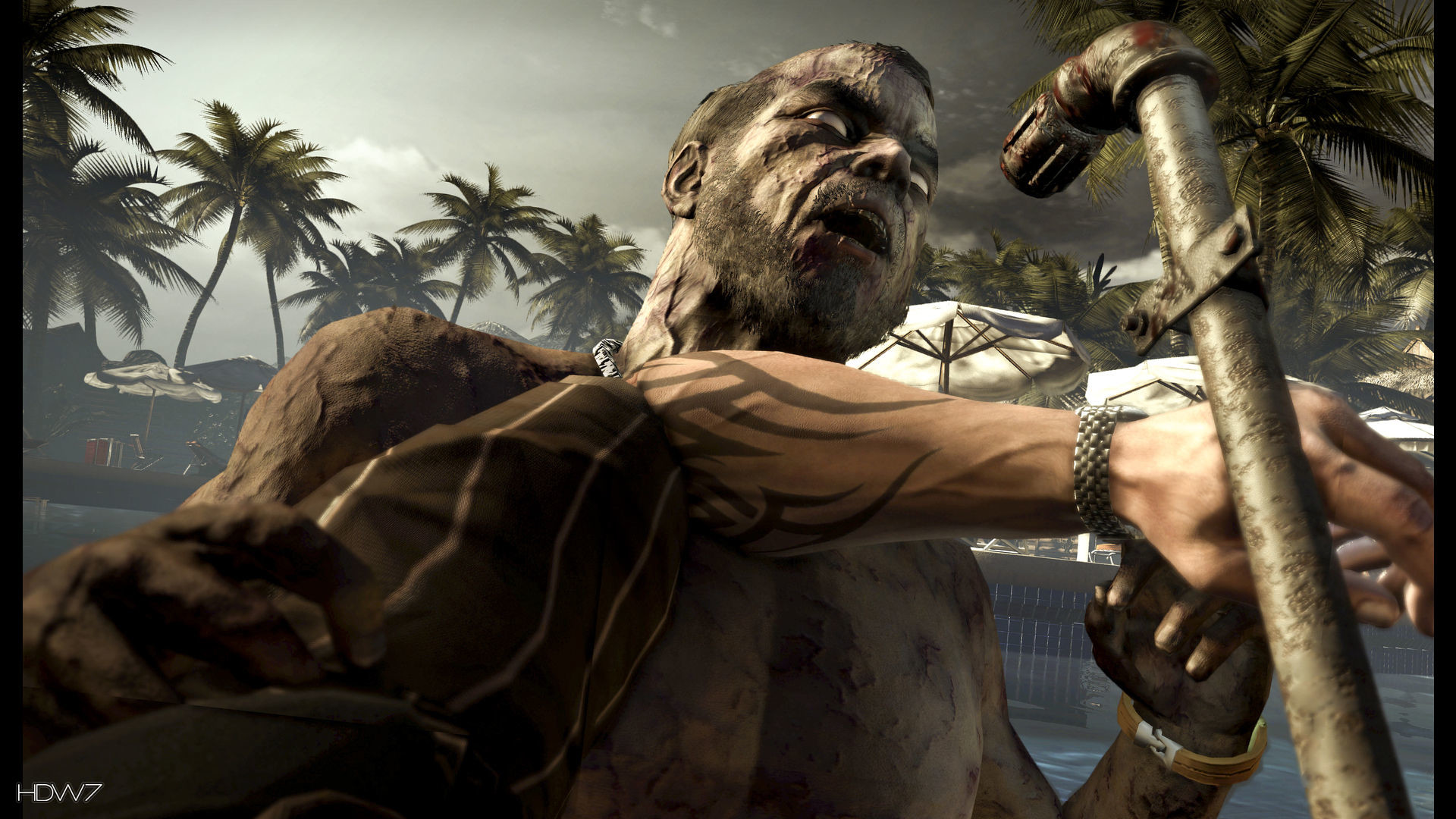 1920x1080 dead island defend with pipe widescreen hd wallpaper