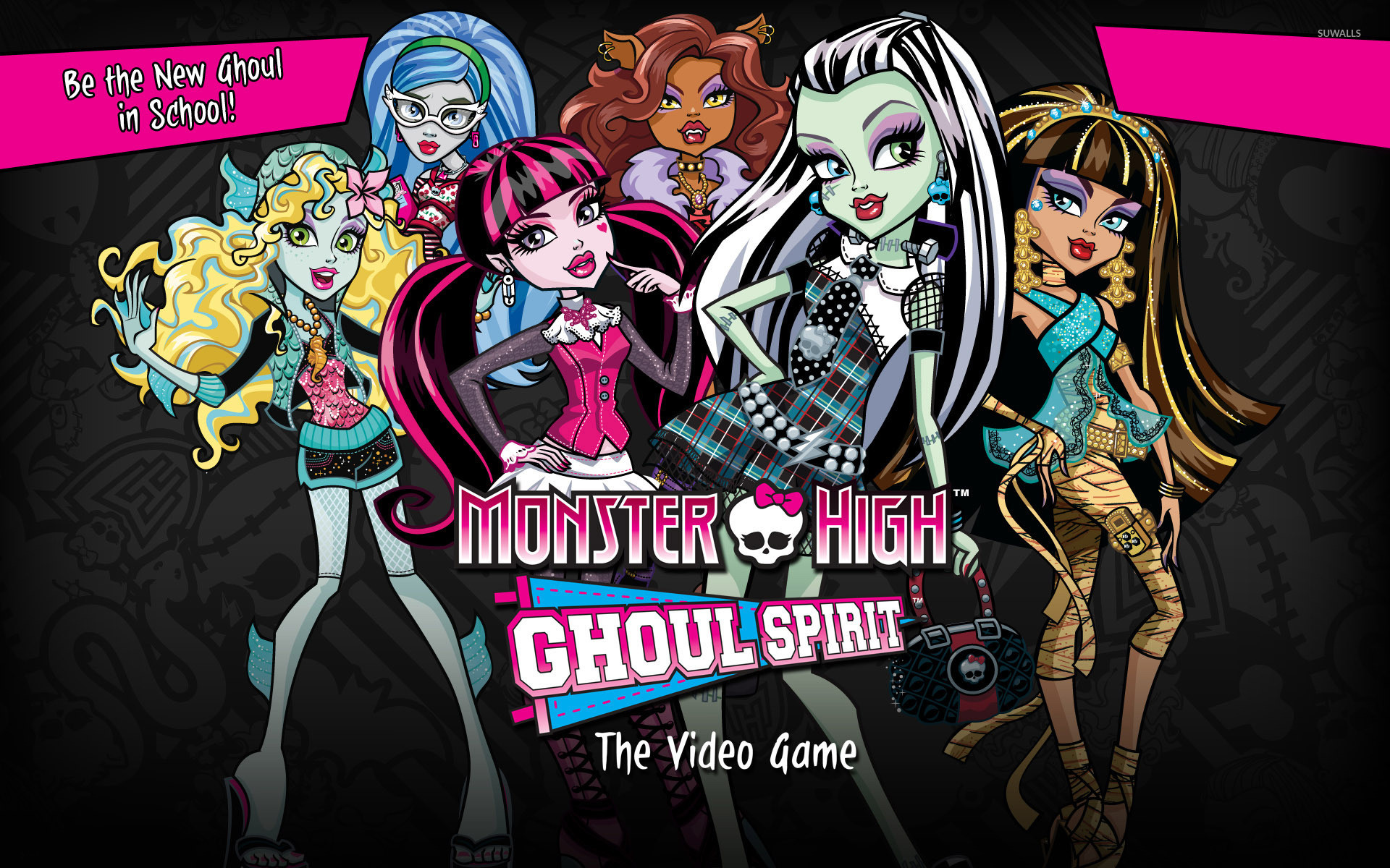 monster high school backgrounds