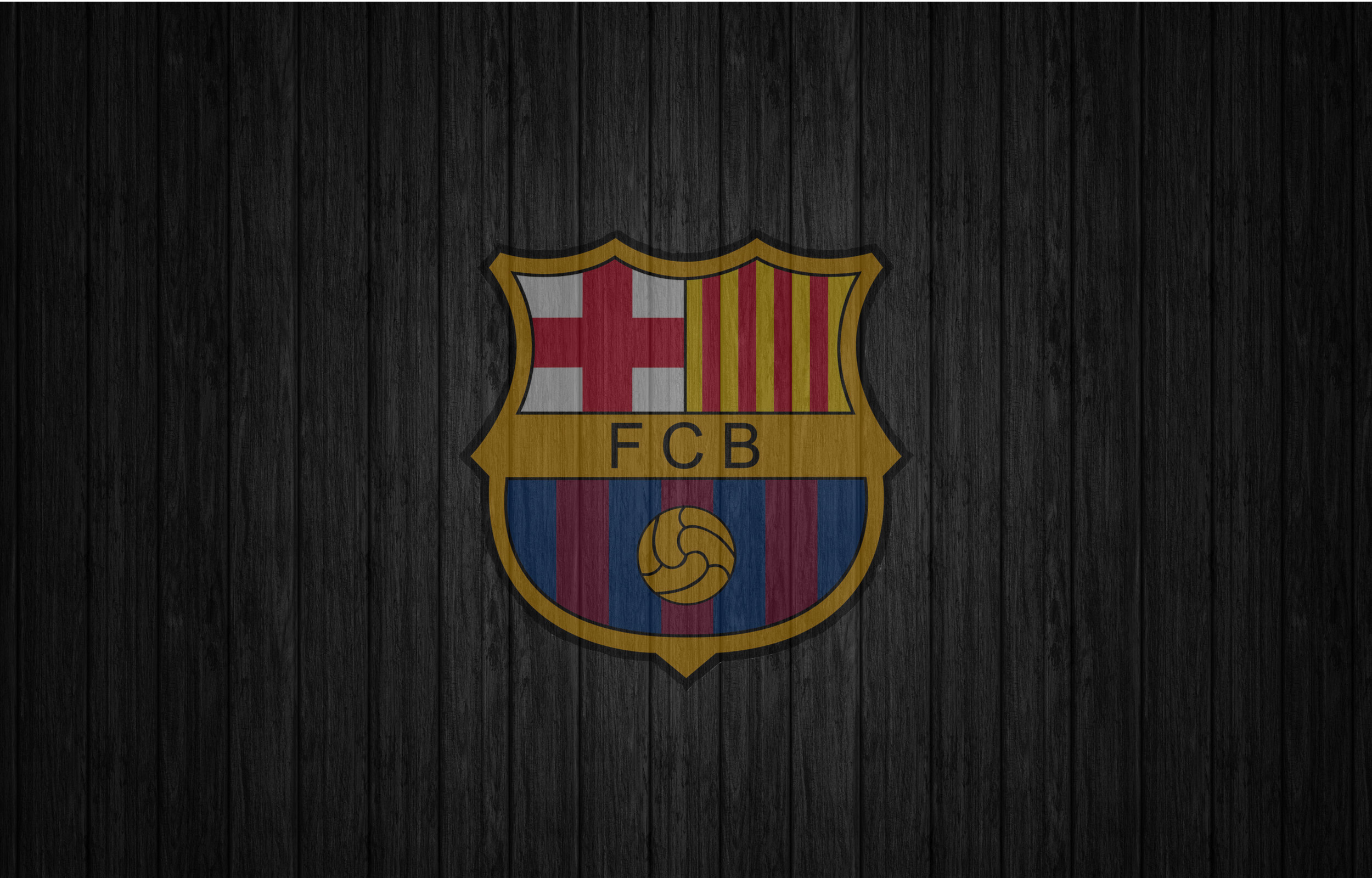 2500x1600 FC Barcelona Wallpaper 112 Dark Wood Logo Backgrounds