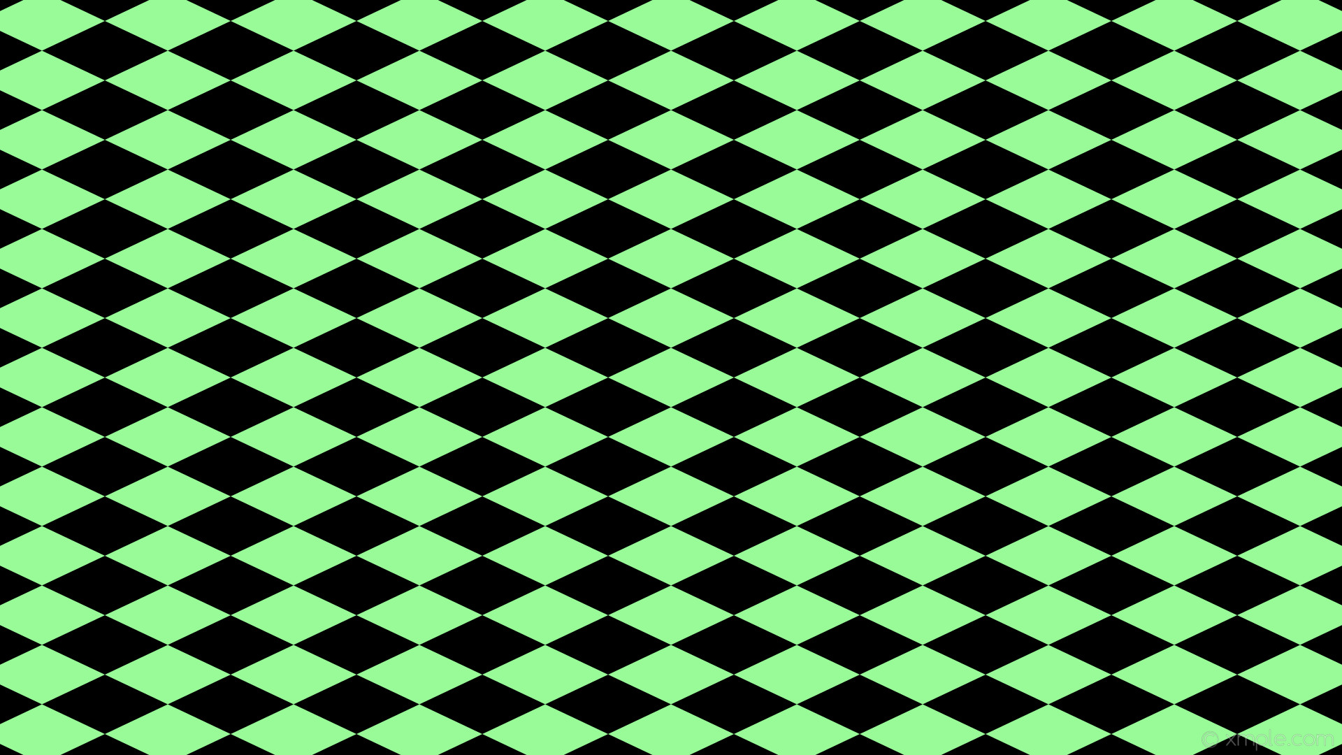 1920x1080 wallpaper rhombus green lozenge black diamond pale green #98fb98 #000000 0Â°  180px 85px