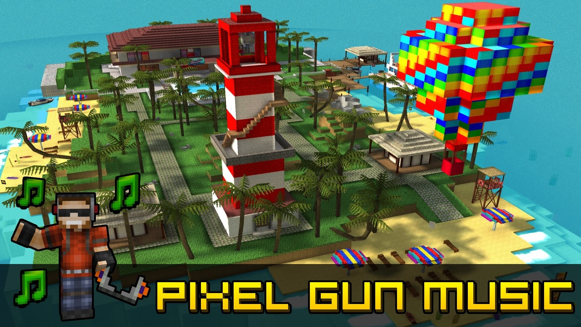 1920x1080 Paradise Resort - Pixel Gun 3D Soundtrack