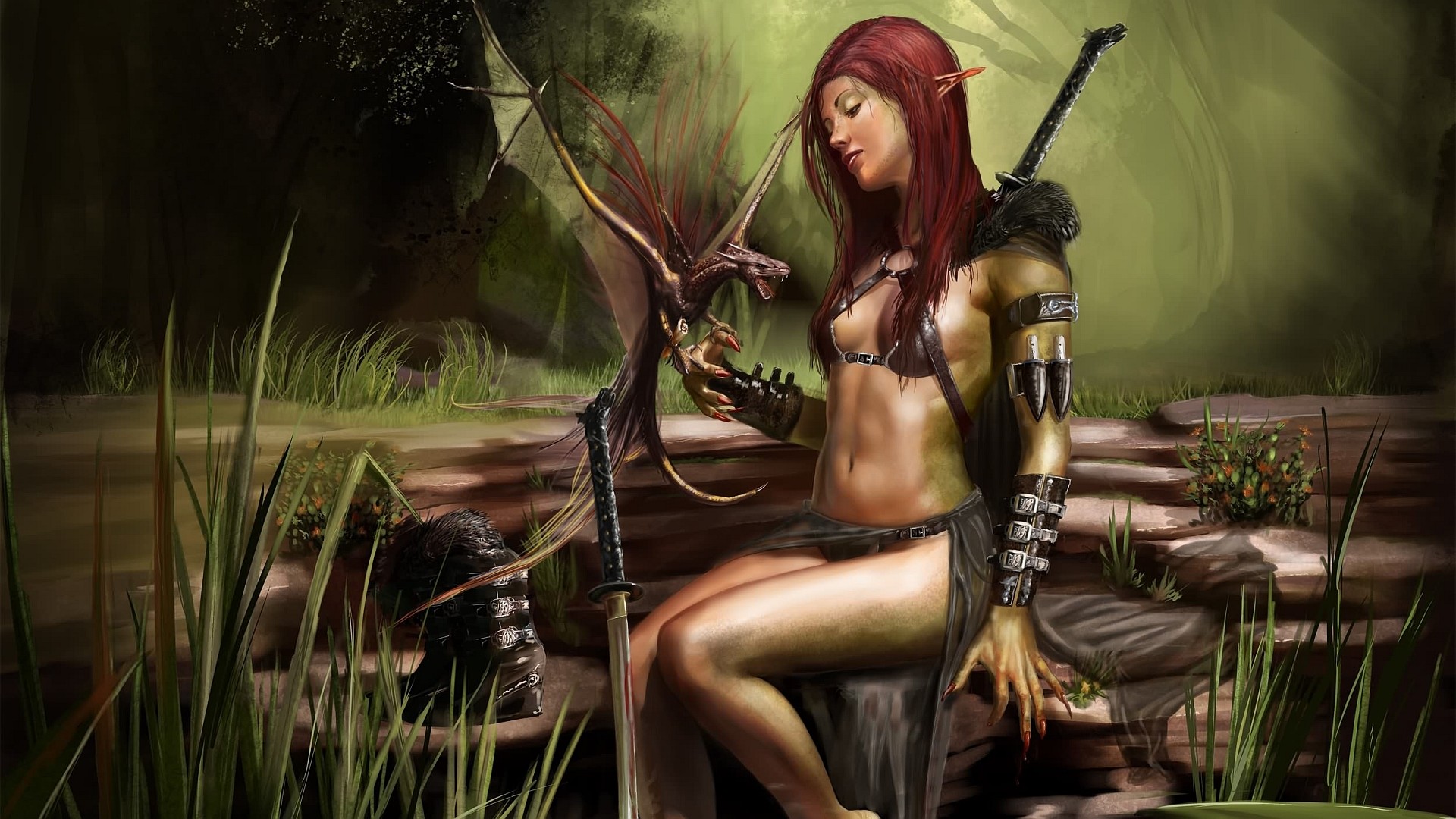 1920x1080 Women Warrior. | fantasy women warrior Wallpaper Backgrounds