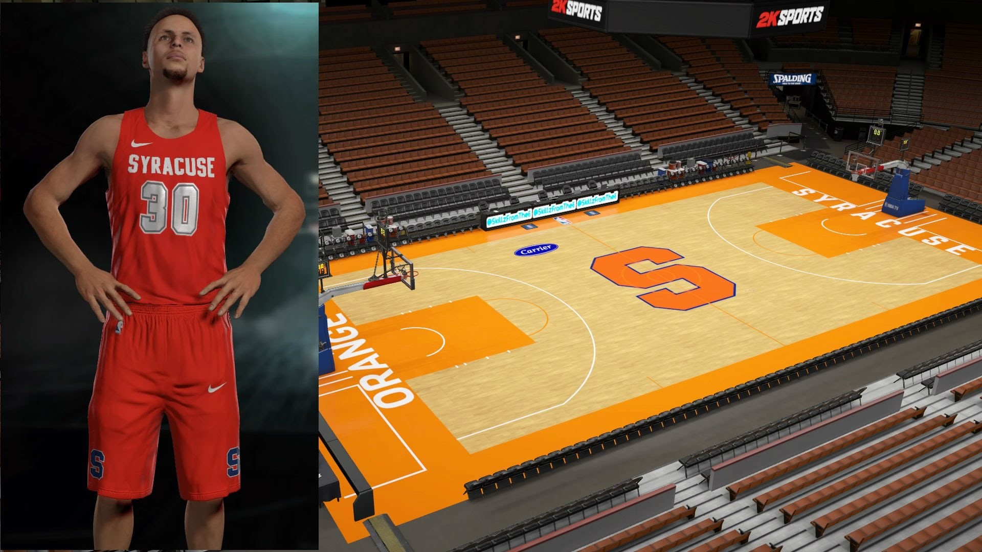 1920x1080 Syracuse Orange Jerseys & Arena Tutorial (NBA 2K16)