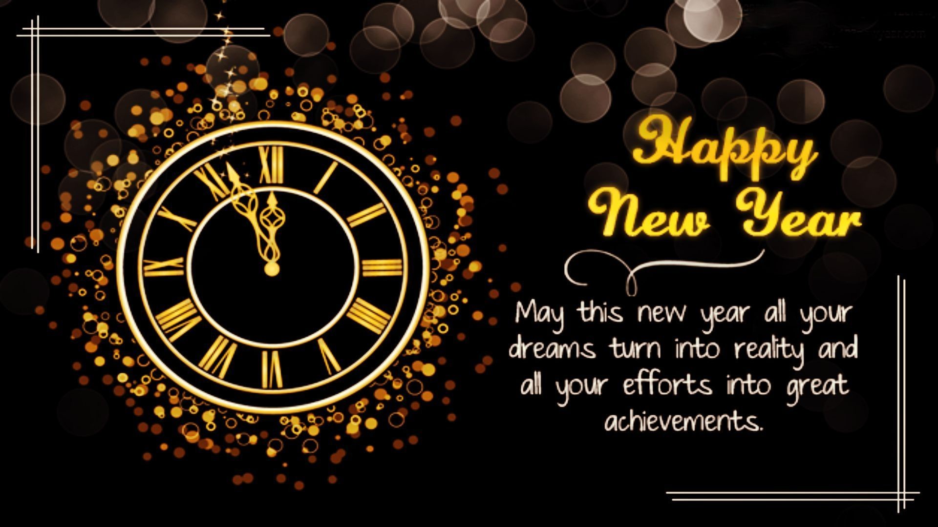 1920x1080 New Year Wishes Messages 2017 Images & Wallpaper