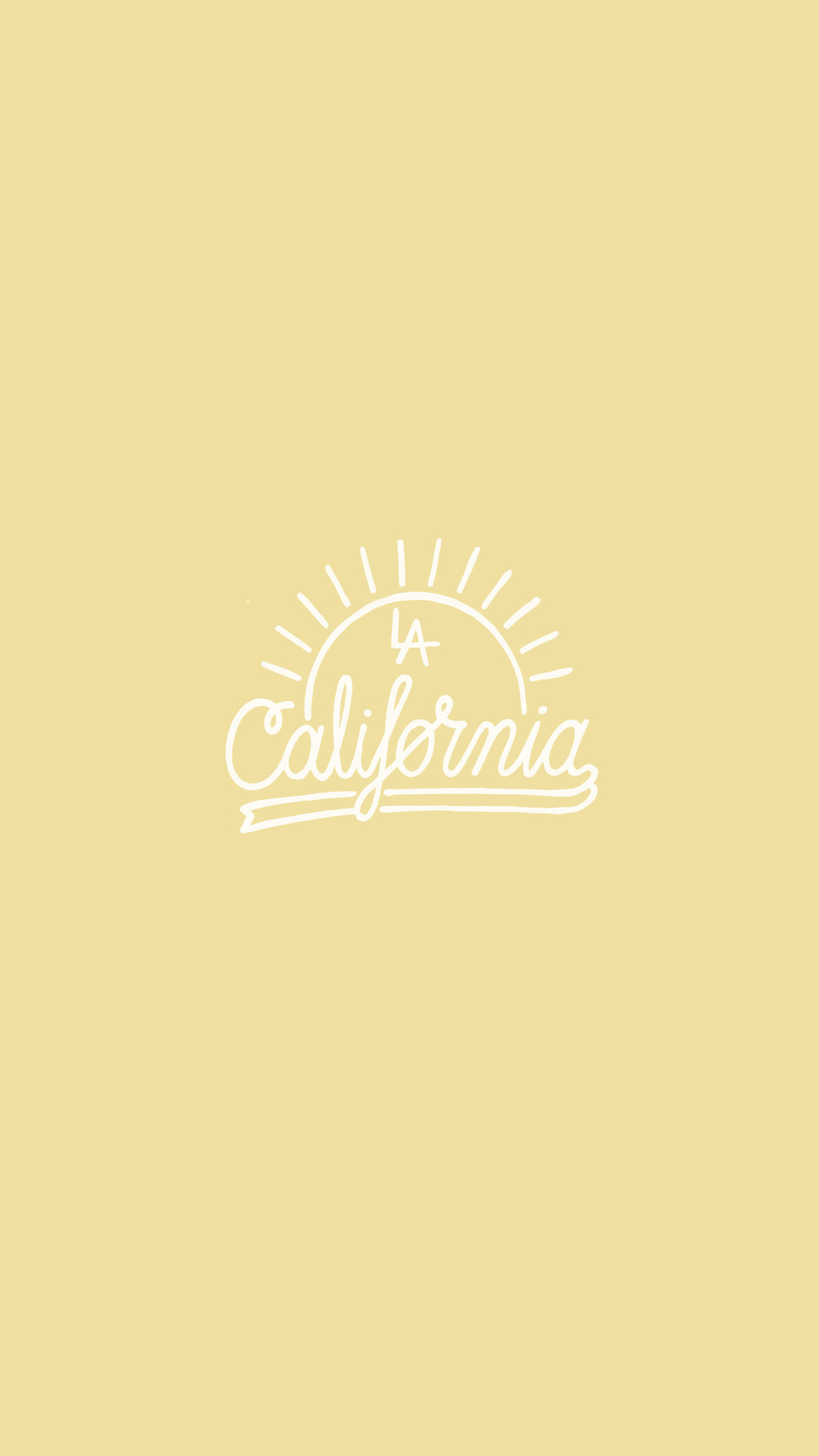 1080x1920 Phone background wallpaper California Type Lettering