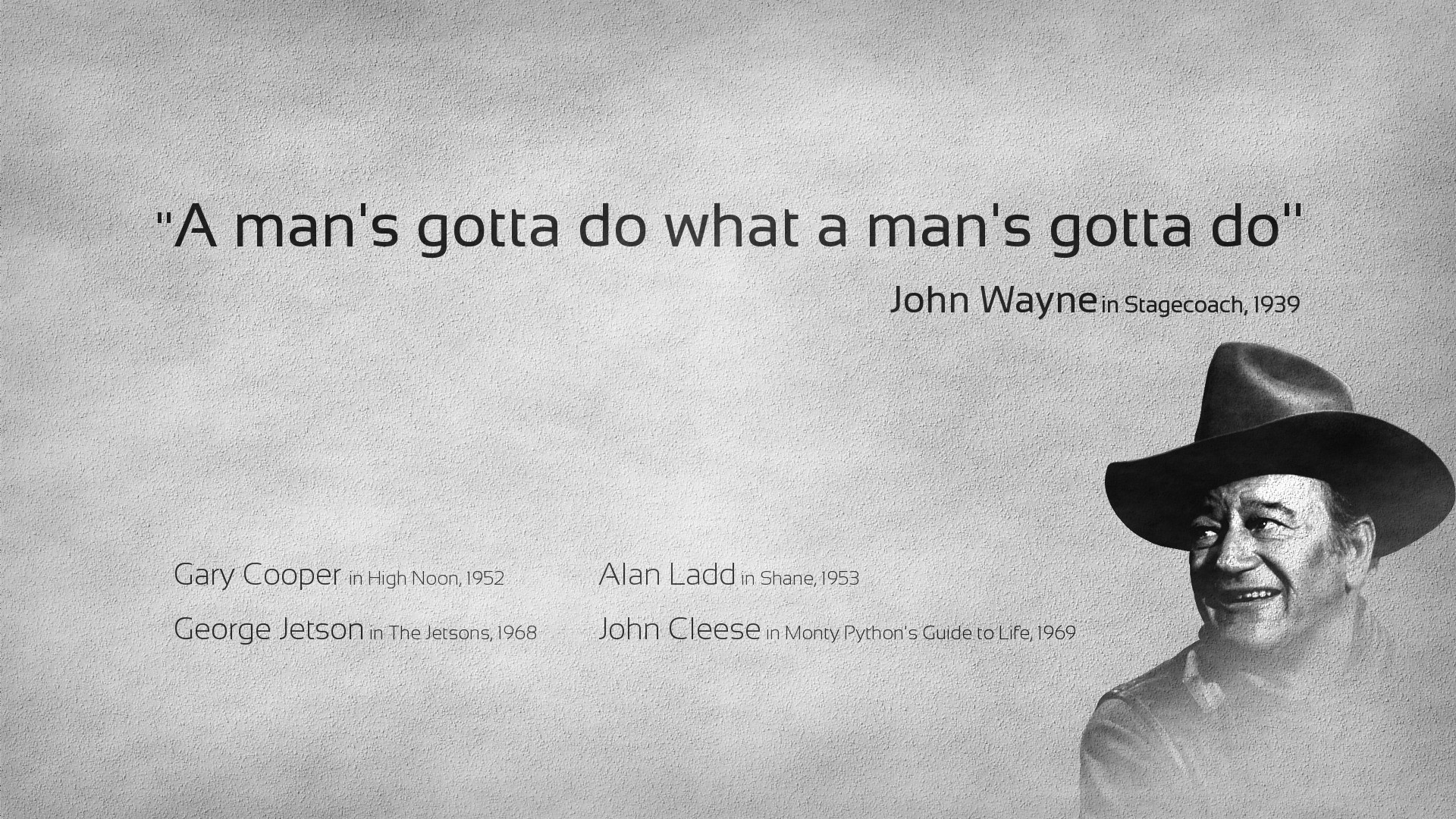 1920x1080 Gray quotes men actors John Wayne wallpaper |  | 221049 |  WallpaperUP
