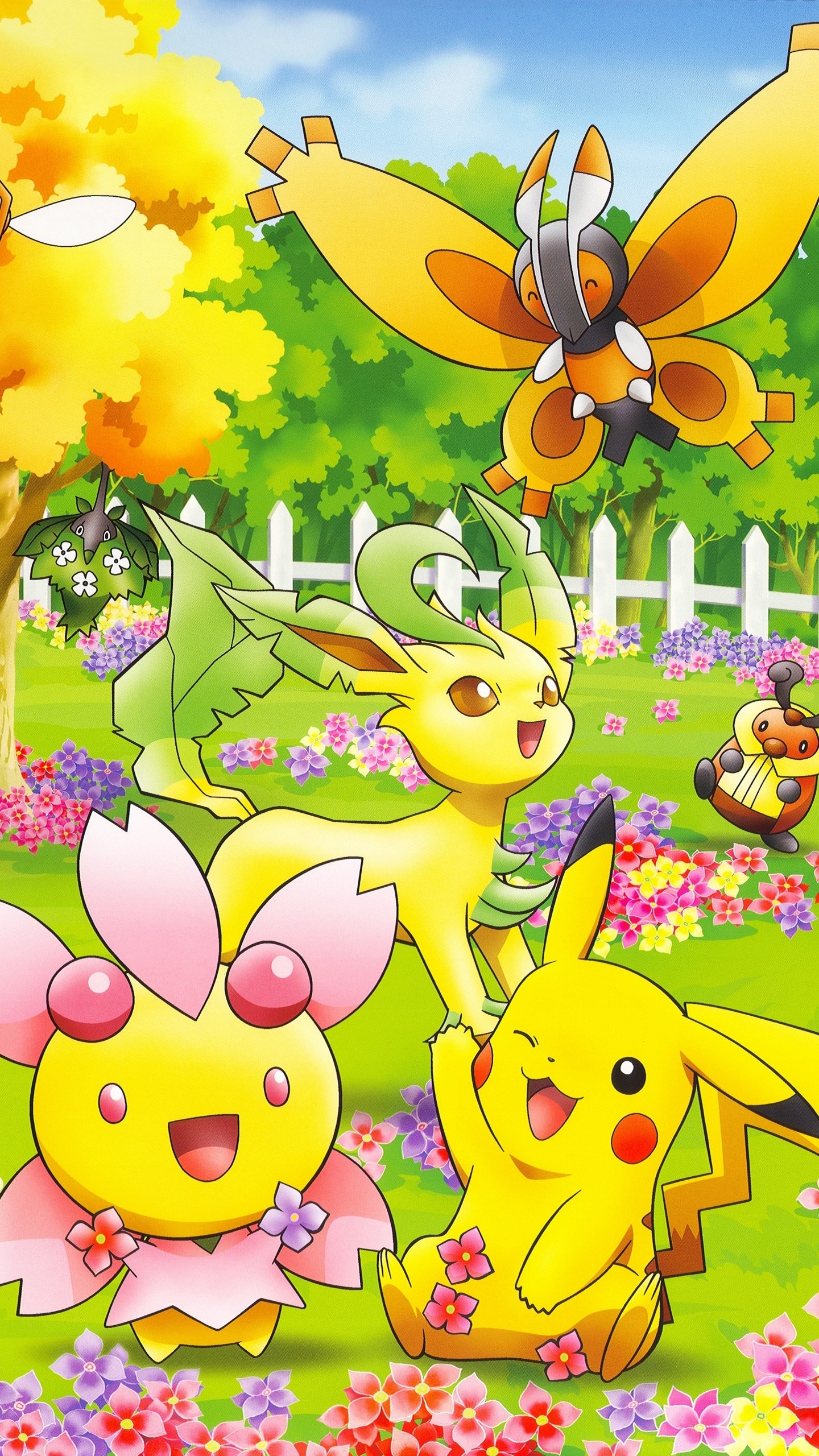 1440x2560 ... Cute Pokemon characters Game mobile wallpaper