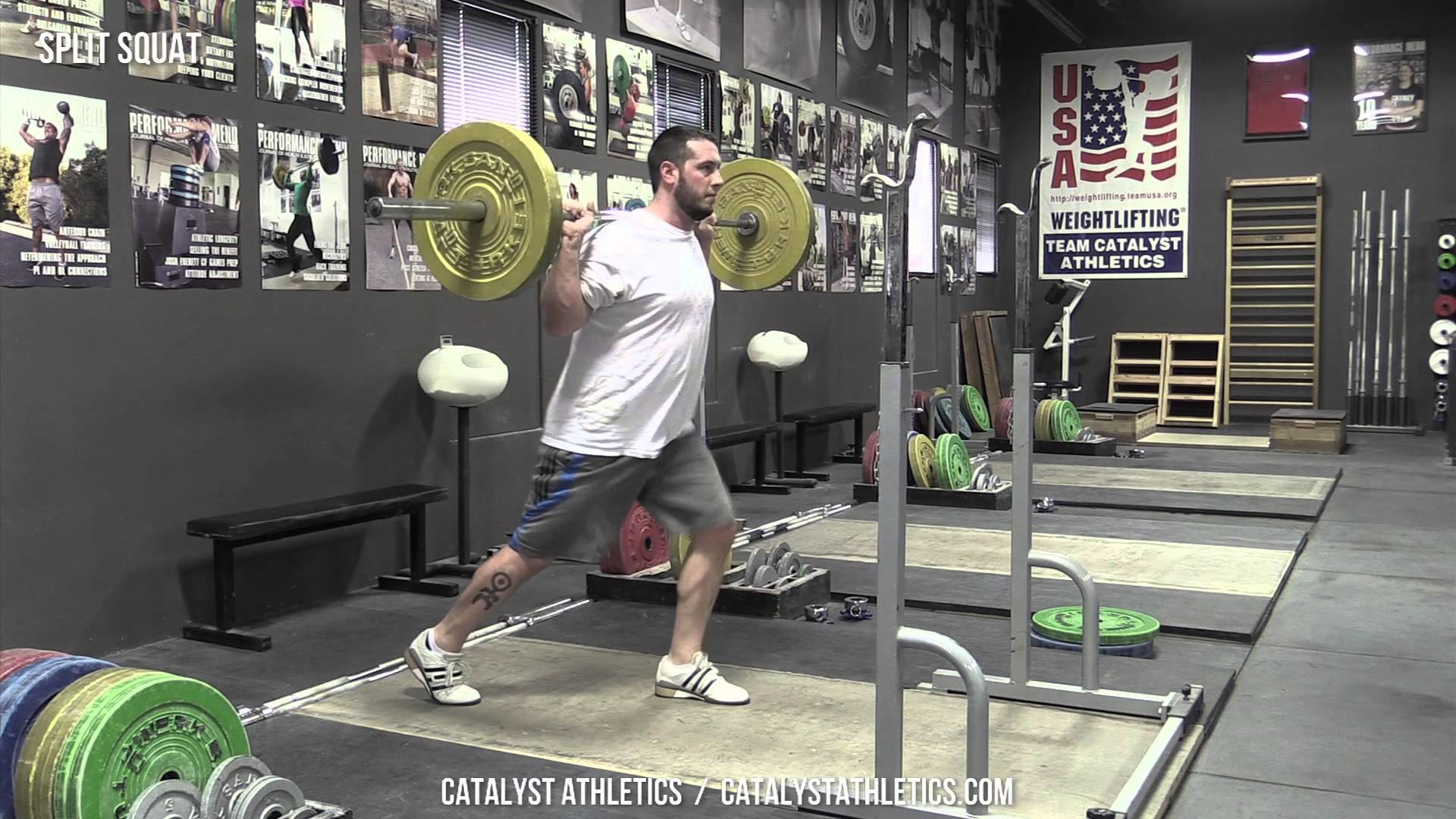 1920x1080 Split Squat - Exercise Library: Demo Videos, Information & Terminology -  Catalyst Athletics Olympic Weightlifting