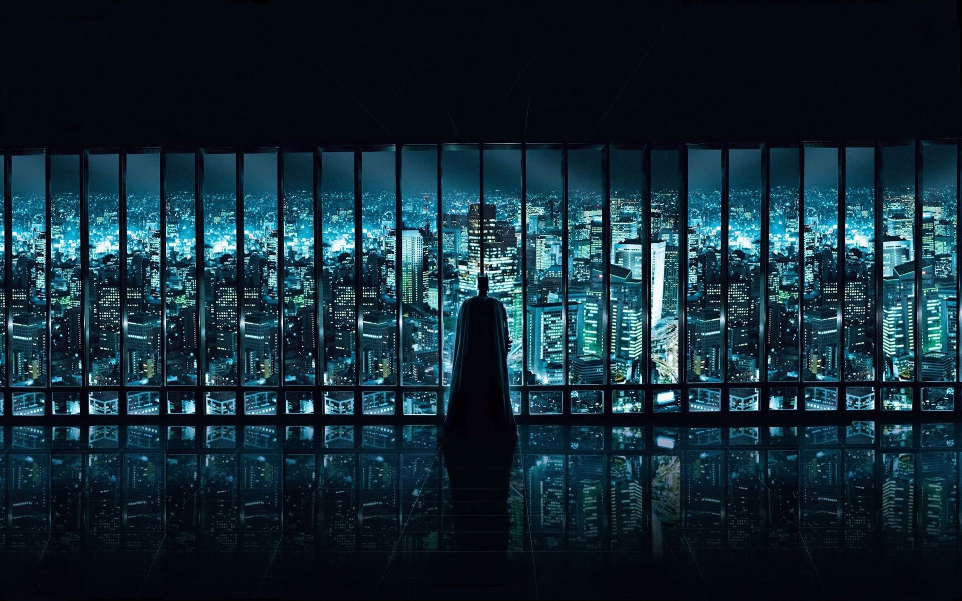 1920x1200 Batman Gotham City Wallpaper