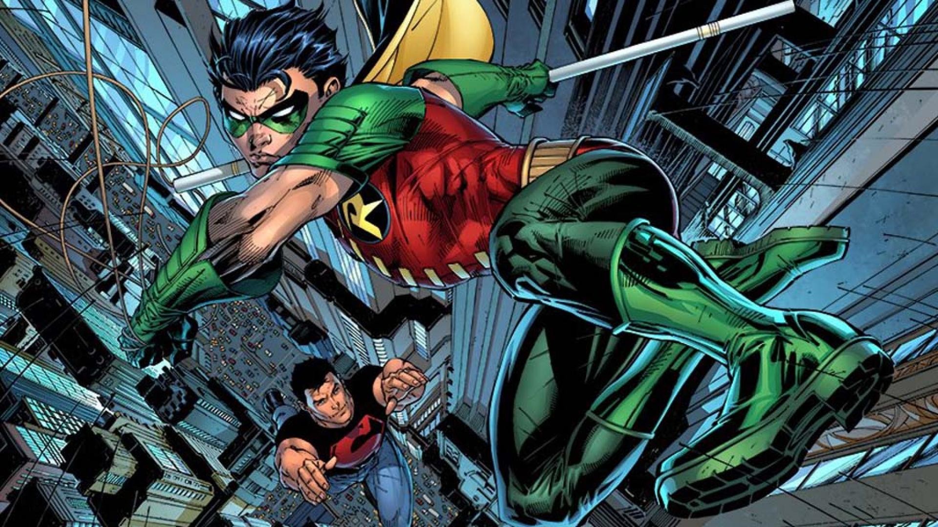 1920x1080 Dc comics robin superboy teen titans young justice wallpaper HQ .