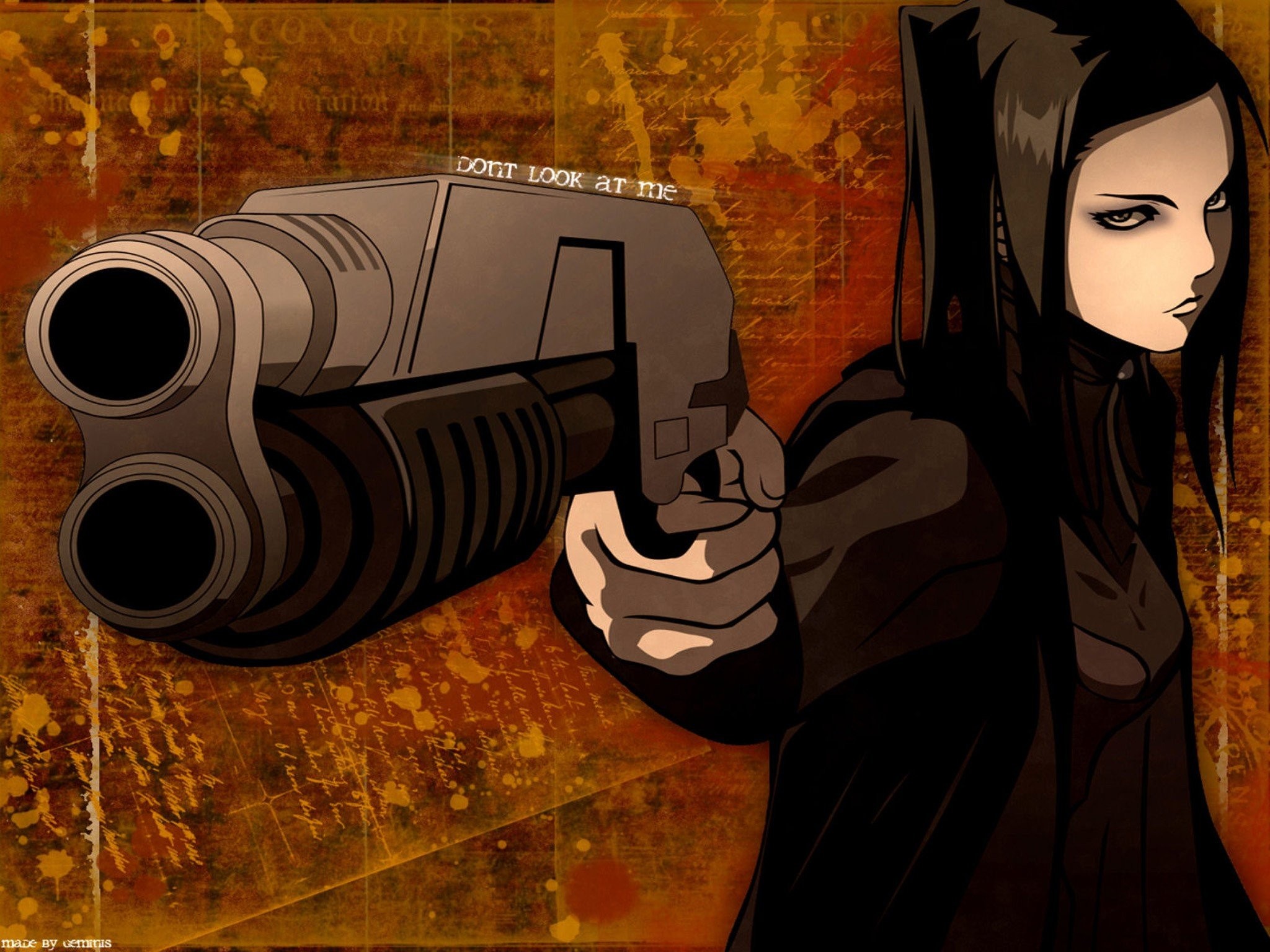 2048x1536 Anime Ergo Proxy Guns Artwork