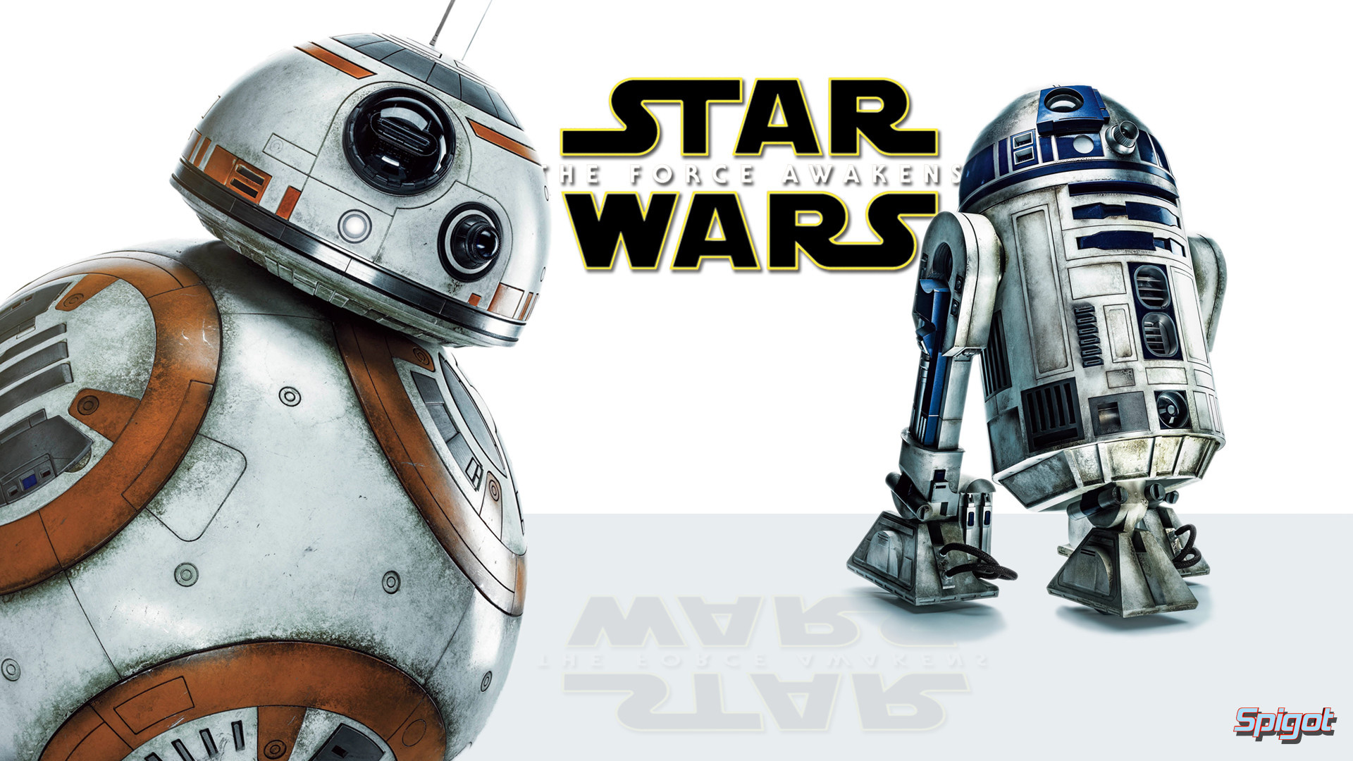 1920x1080 Cheeky BB-8 and R2-D2