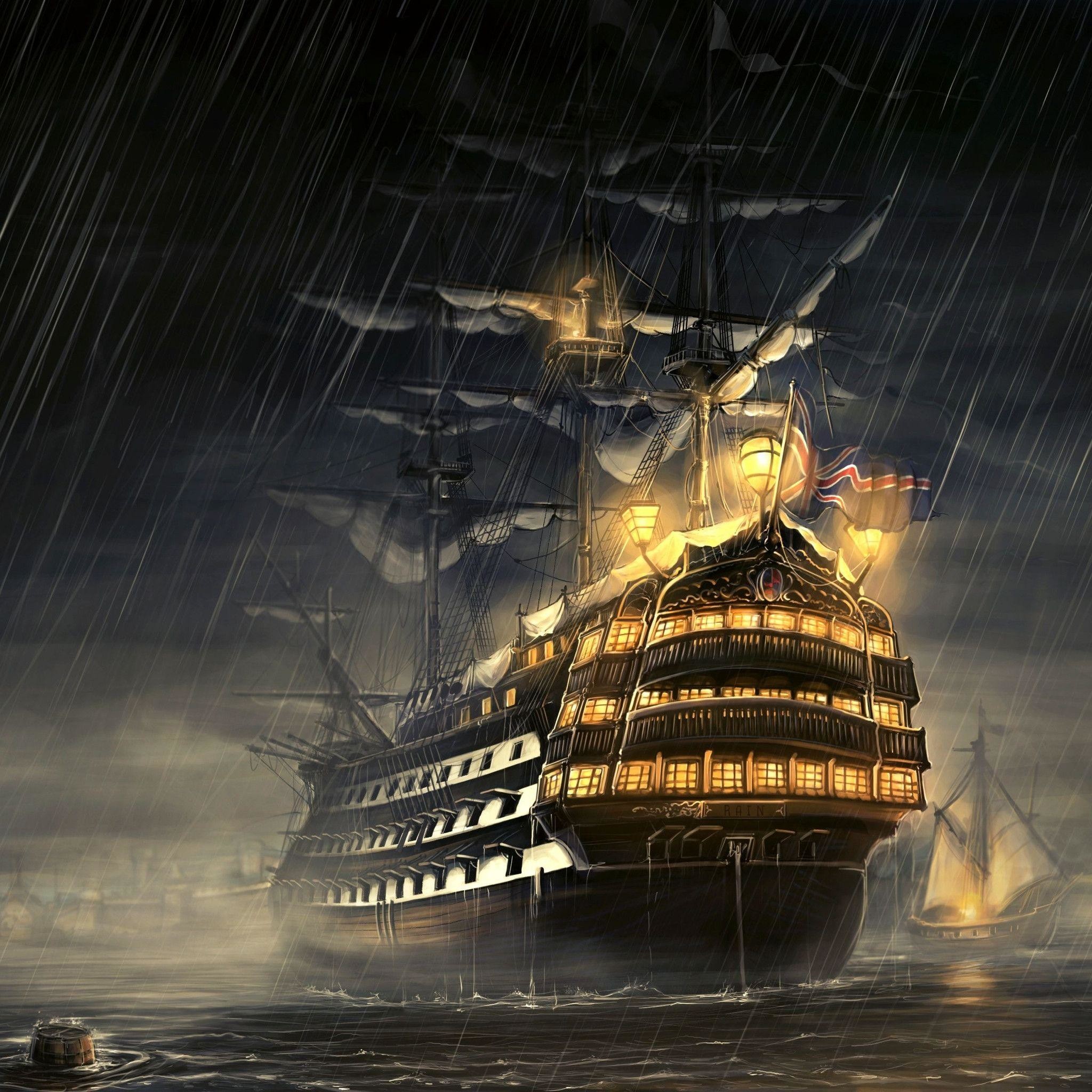 pirate ship iphone wallpaper
